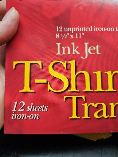 22 Avery Fabric Transfers Inkjet Printers 8 1/2 x 11 White 12 Packs 264 Pieces