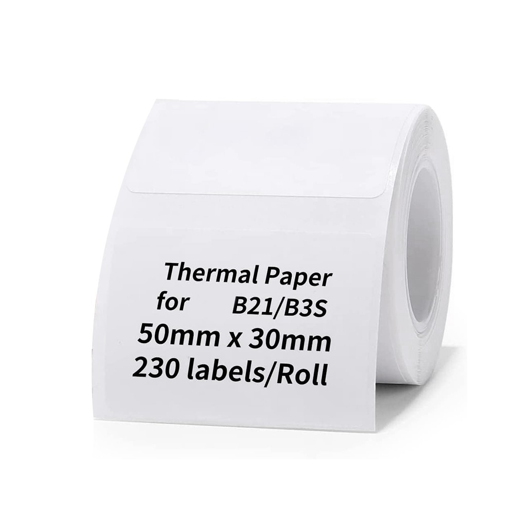 Label Maker Tape 50X30mm Sticker 230 Labeling Replacement with4852