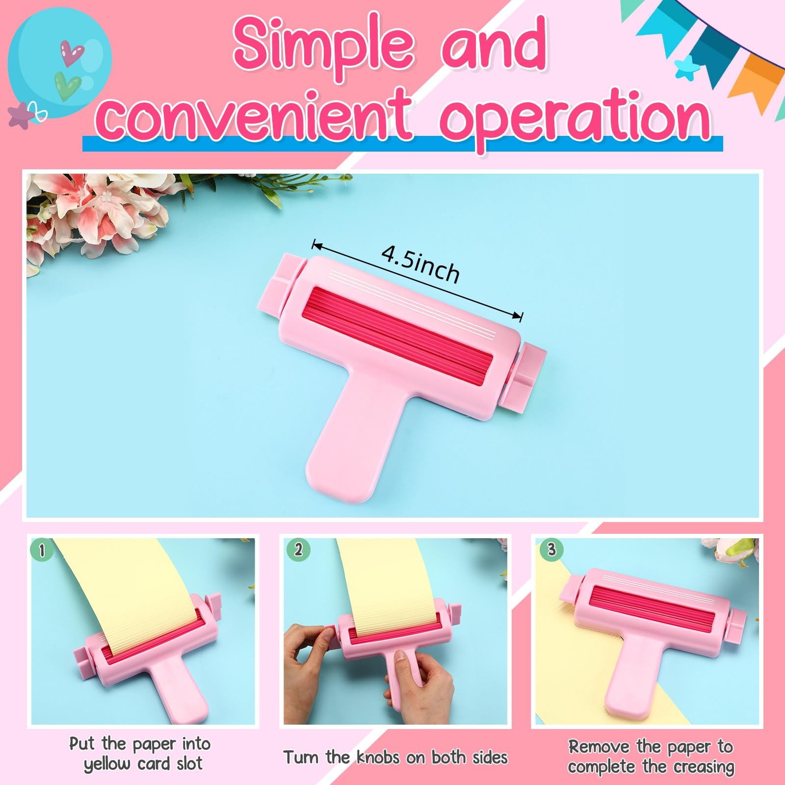 Paper Crimper 9 Inch Pinking Shears Inkjet Paper Chip Bag Crafting Kit Hub