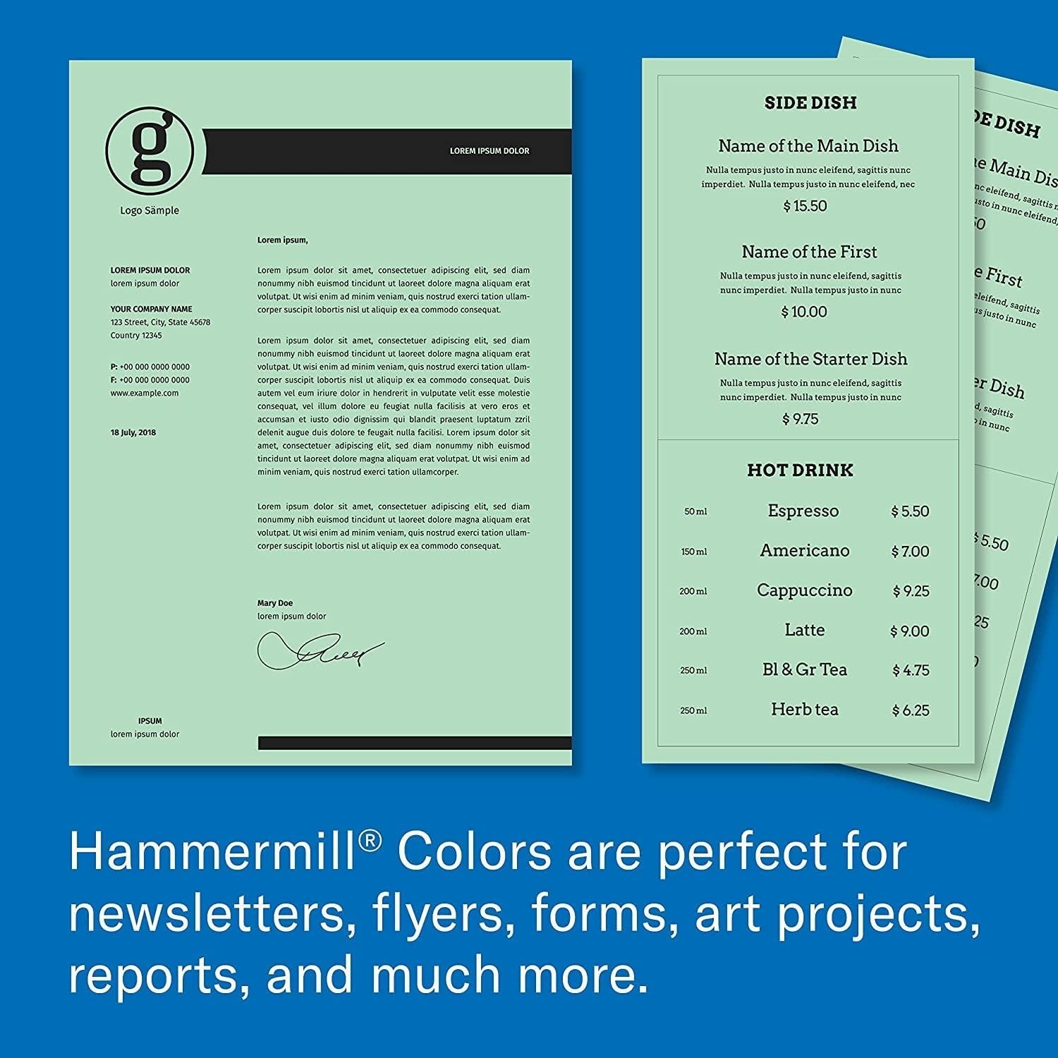 20 lb Printer Paper 8.5 x 11 Size – Made in USA