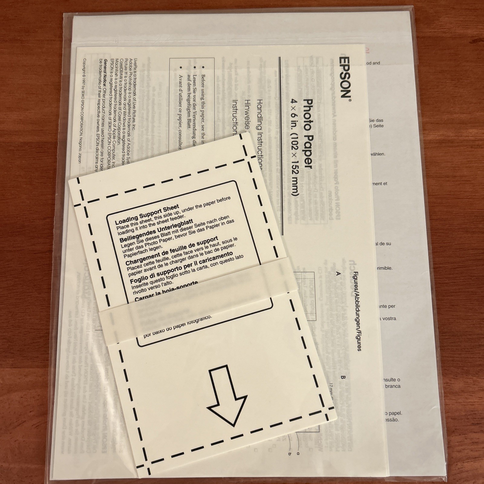 Epson Perfect Picture Paper Pak For Epson Stylus Color Ink Jet Printers NEW