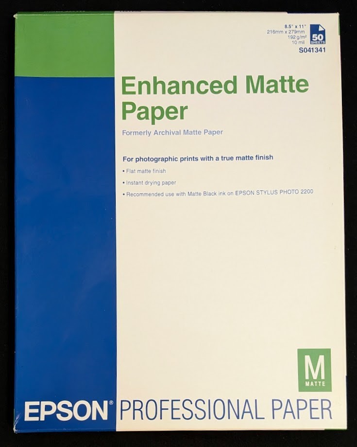 Epson S041341 Enhanced Matte Printer Paper 50 Sheets Lot of 3 – 2 full/1 partial