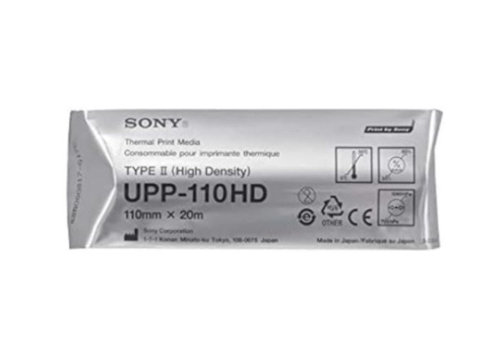Genuine SONY Thermal Print Paper UPP-110HD High Density ((1 Roll))