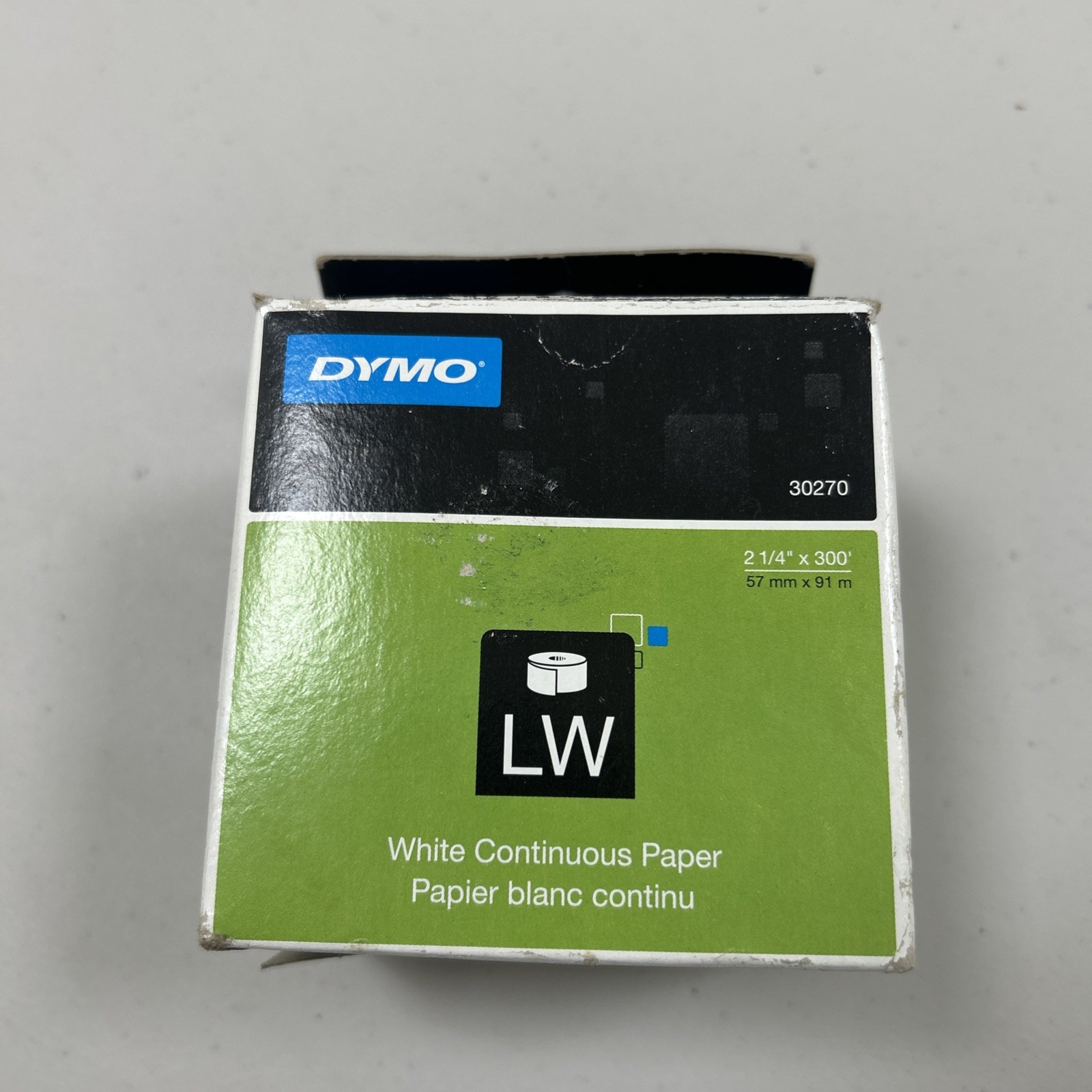 DYMO LabelWriter Continuous-Roll Receipt Paper 2-1/4″ x 300 White 30270