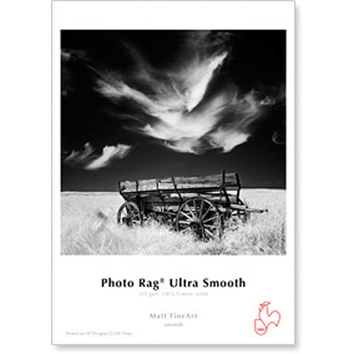 Hahnemuhle Photo Rag Ultra Smooth 305gsm, 17 x 22″, 25 Sheets #10641461