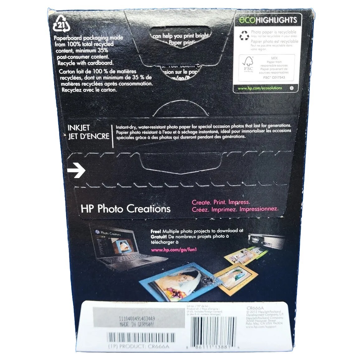 HP Premium Plus Soft Gloss Photo Paper – Glossy photo paper – 11.5 mil 4 in x 6
