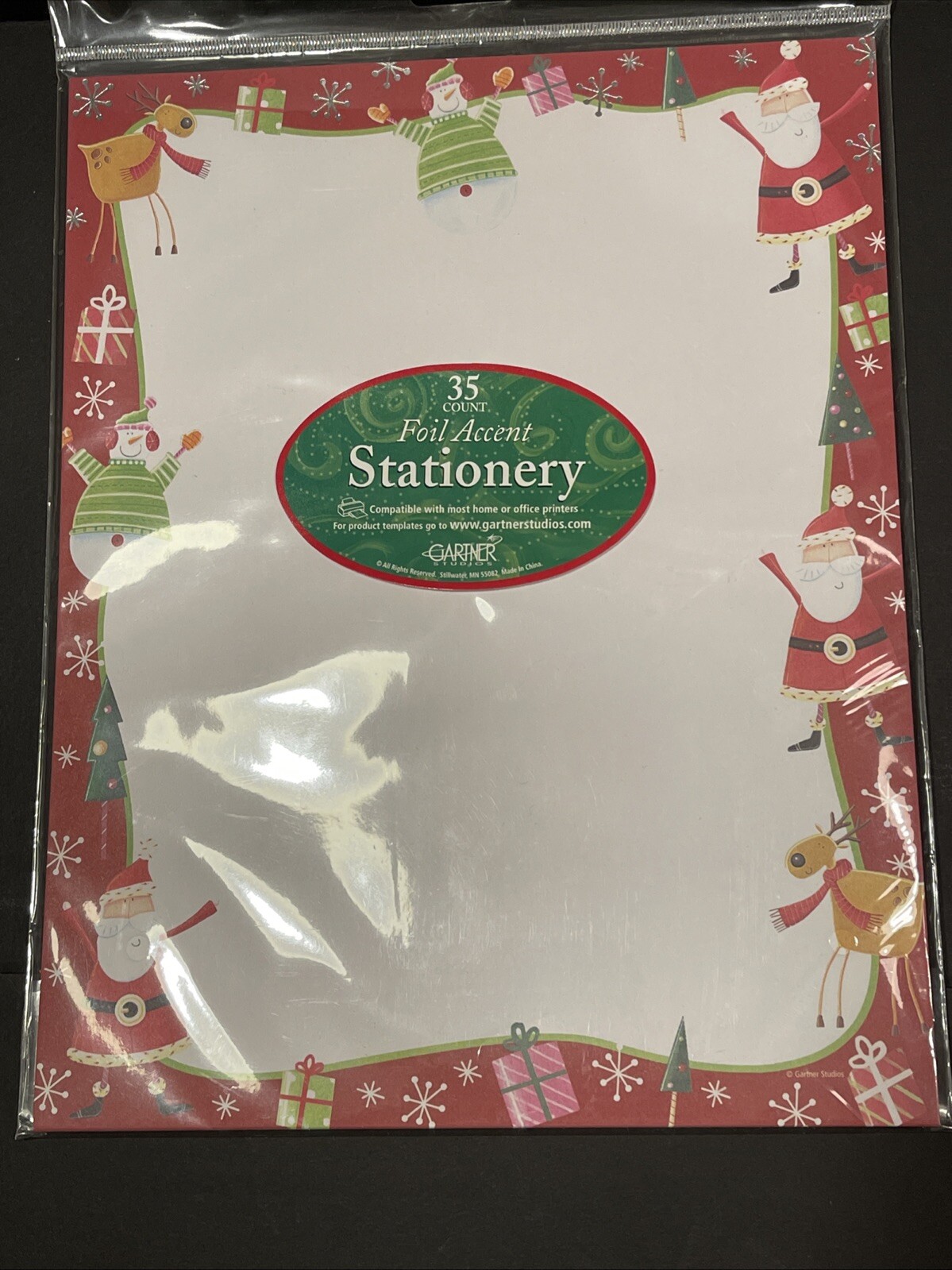 NEW Gartner 35 Sheet Computer Paper Christmas Holiday Stationary Laser Ink Jet