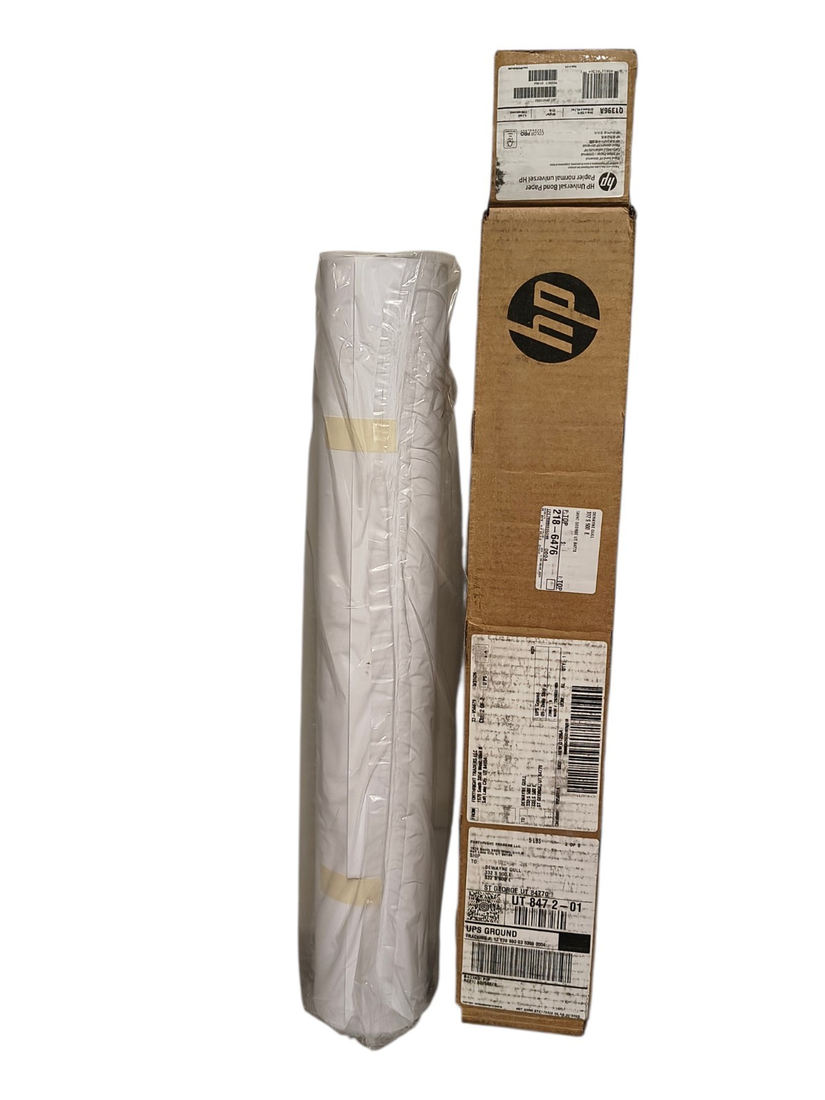 HP Q1396A Universal Bond Paper 24in x 150ft 80gsm Matte Wide Format Roll