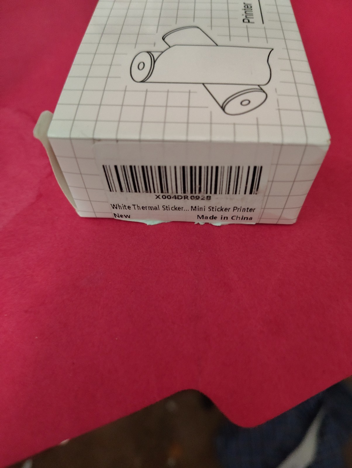 3 Rolls Mini Sticker Printer Thermal Paper-10-Year 57mm x 3.5m for Journal Photo