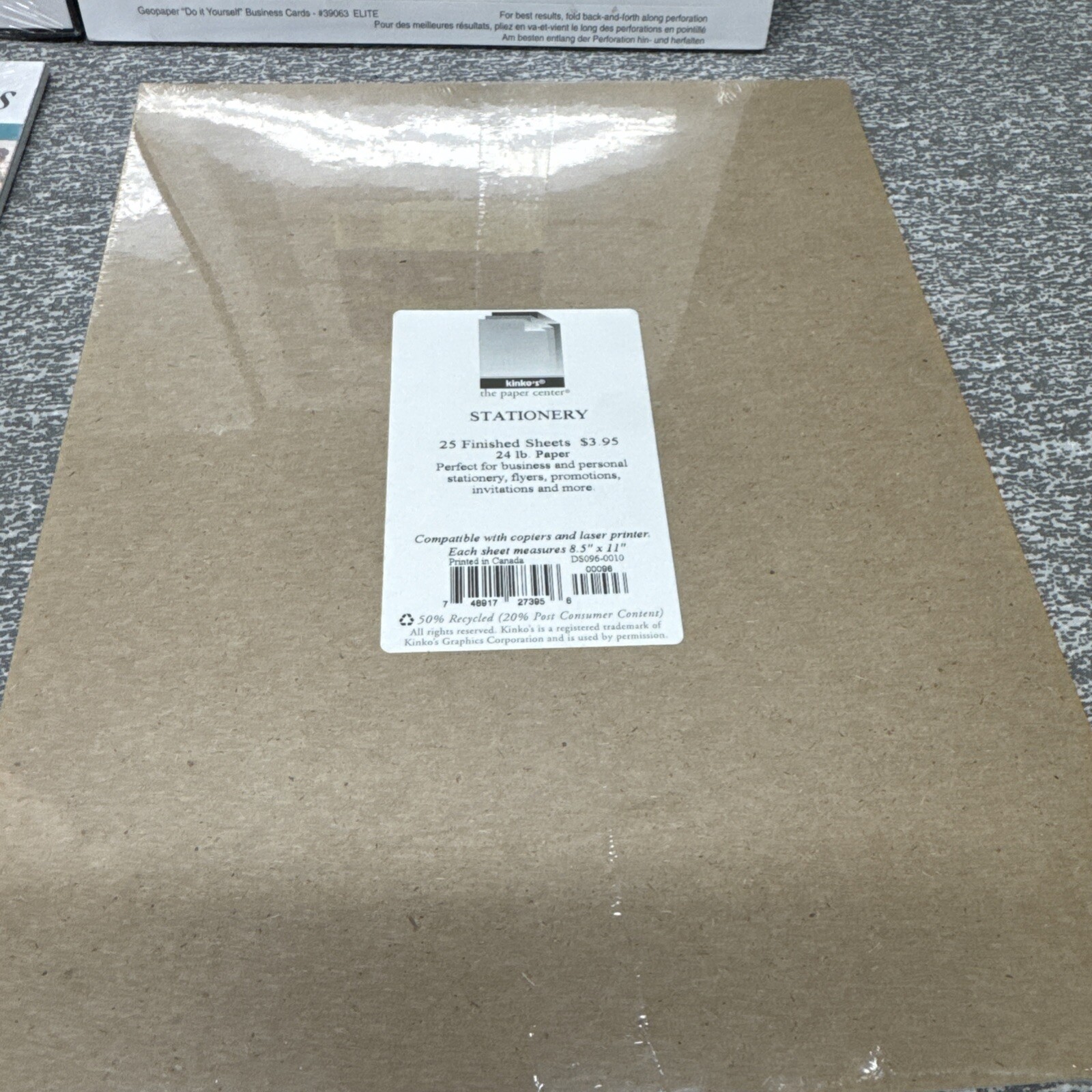 Lot Of 4 Packs Of Specialty Printer Paper
