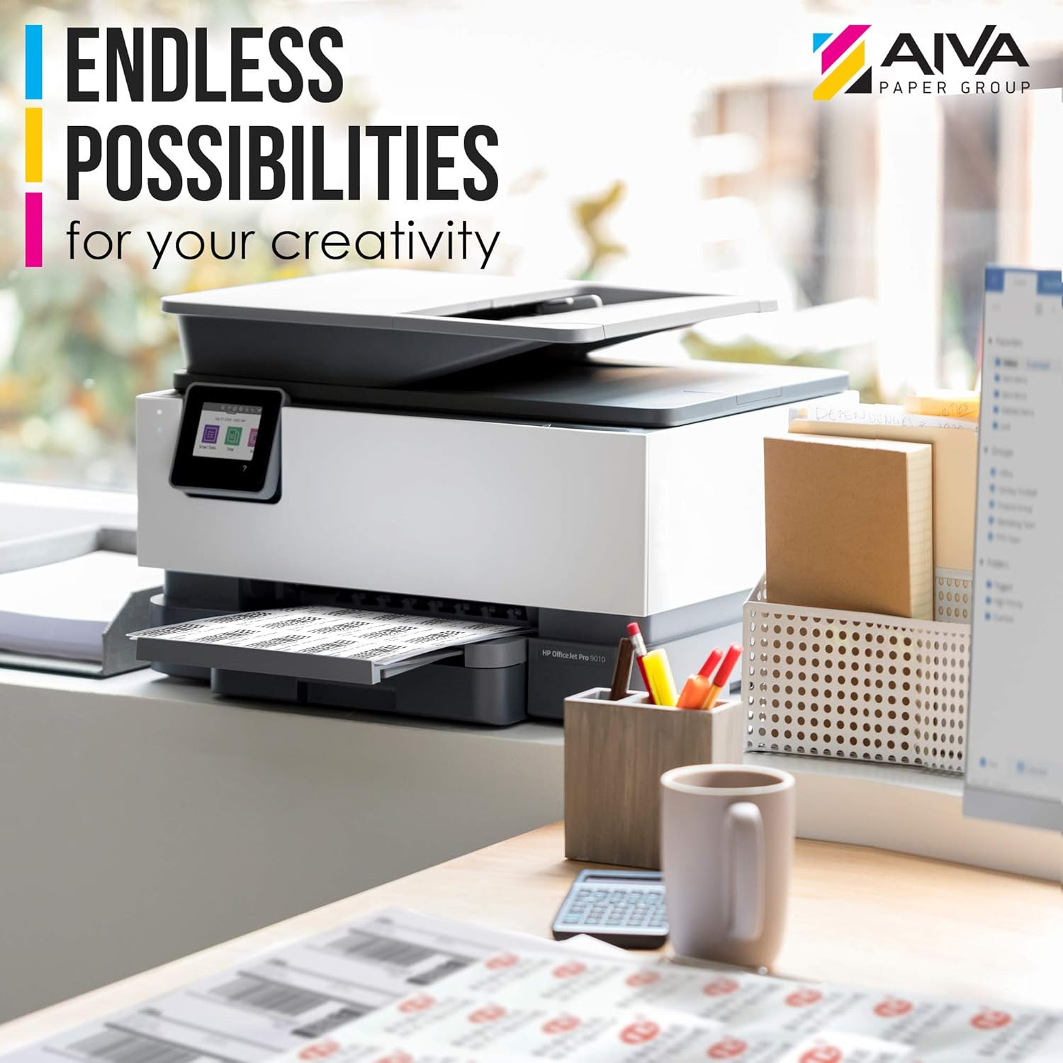Glossy Printable Vinyl Sticker Paper 8.5×11 Inch Laser Printer 30 Sheets