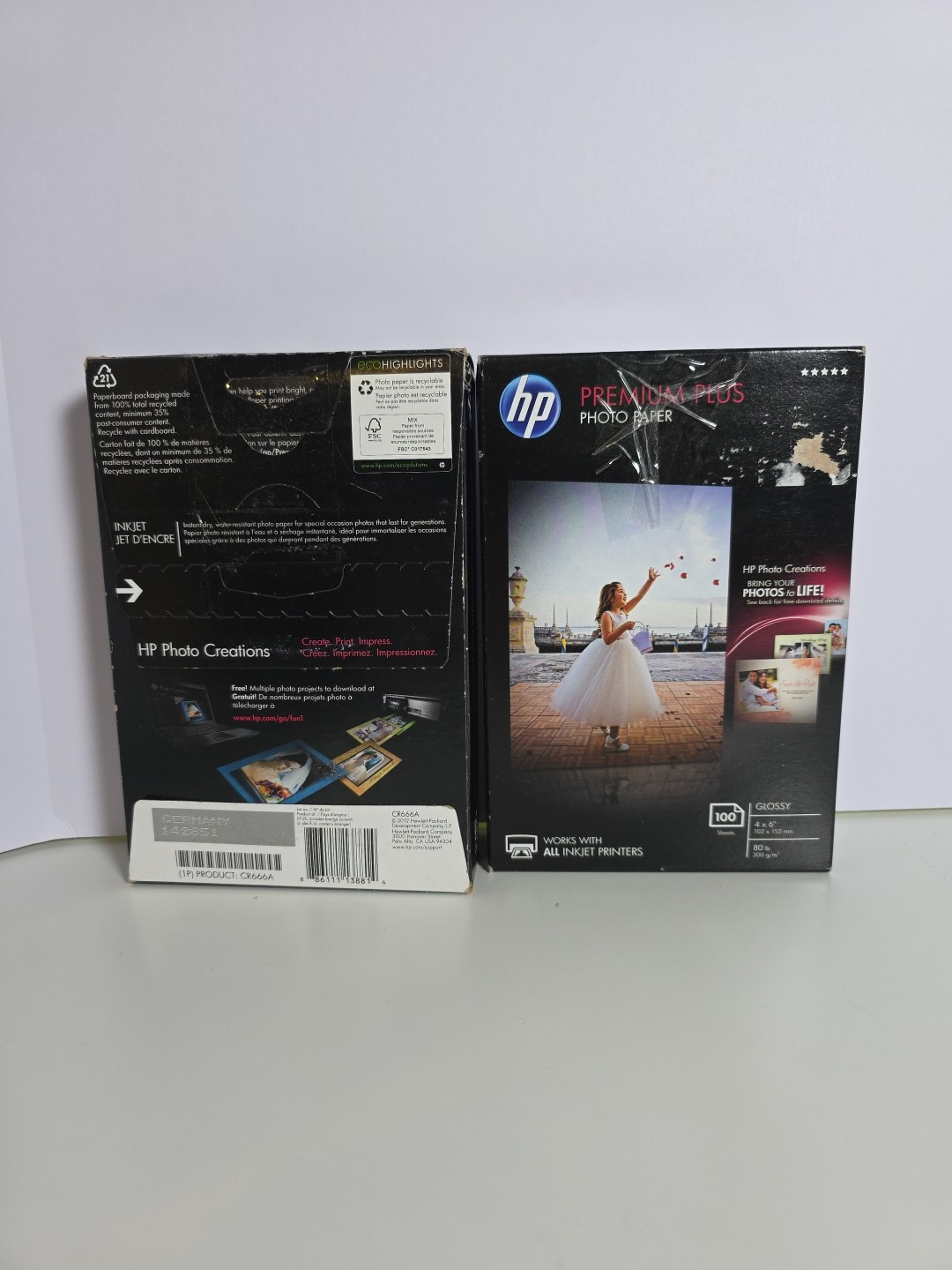 HP Premium Plus 4 x 6″ Soft Gloss And Glossy Photo Paper – 200 Sheets Total