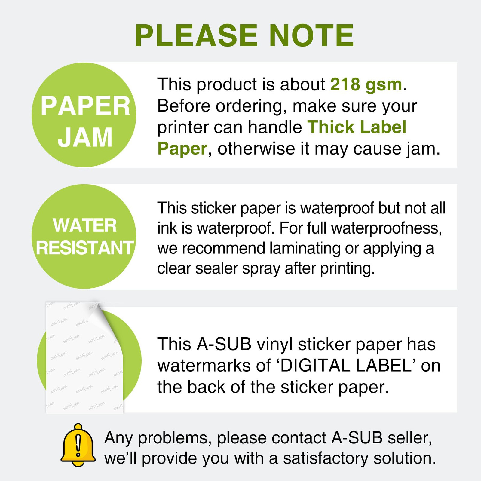 25 Sheets Vinyl Sticker Paper for Inkjet Printer – Glossy Printable Vinyl 8.5…