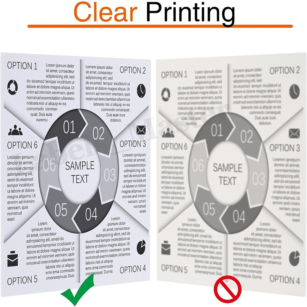 16 Rolls A4 Thermal Printer Paper 8.5″x11″ for M08F M832 M834 Phomemo Printer US