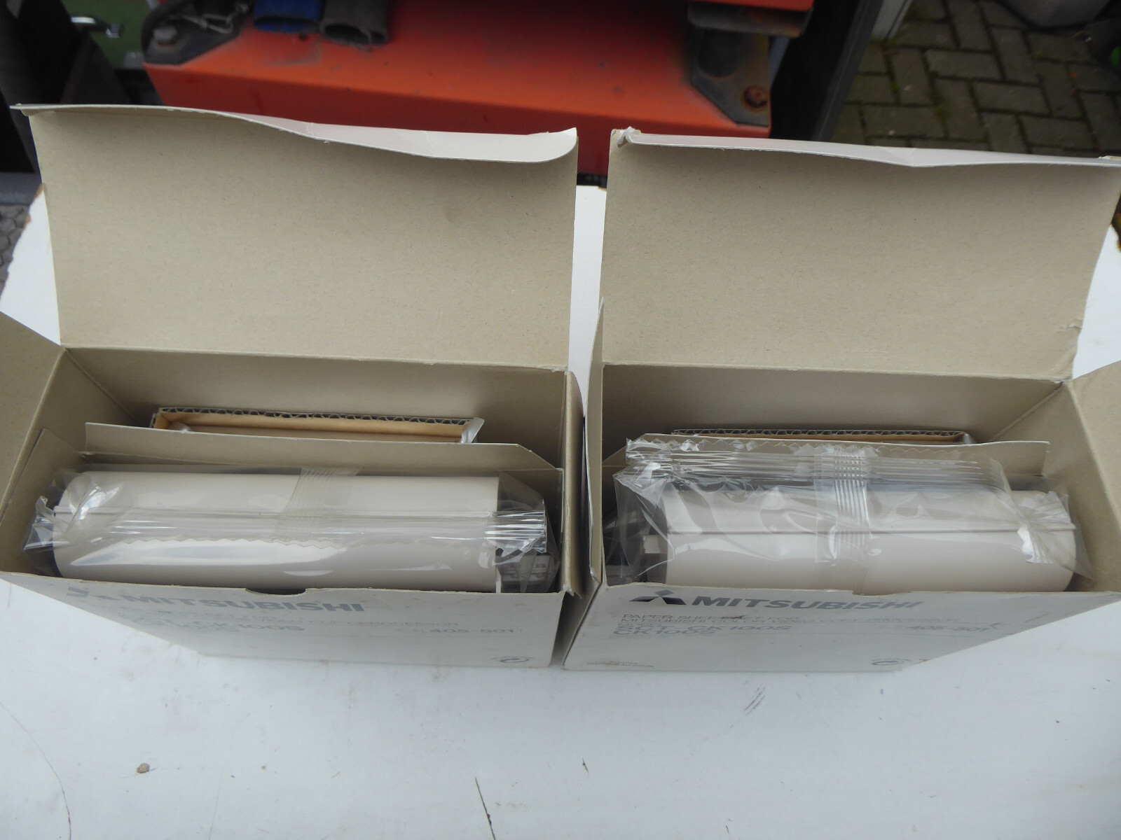 Mitsubishi Paper Sheet Set 2pc CK100S SCT-CK100S Unused Original Packaging TOPPi