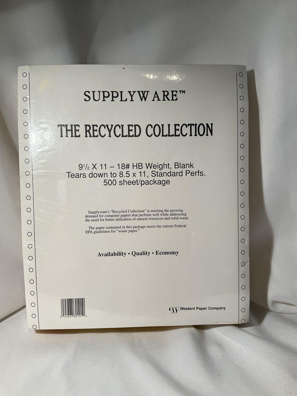 New Supplyware Continuous Feed Computer Paper 18# 9.5×11 500 sheets