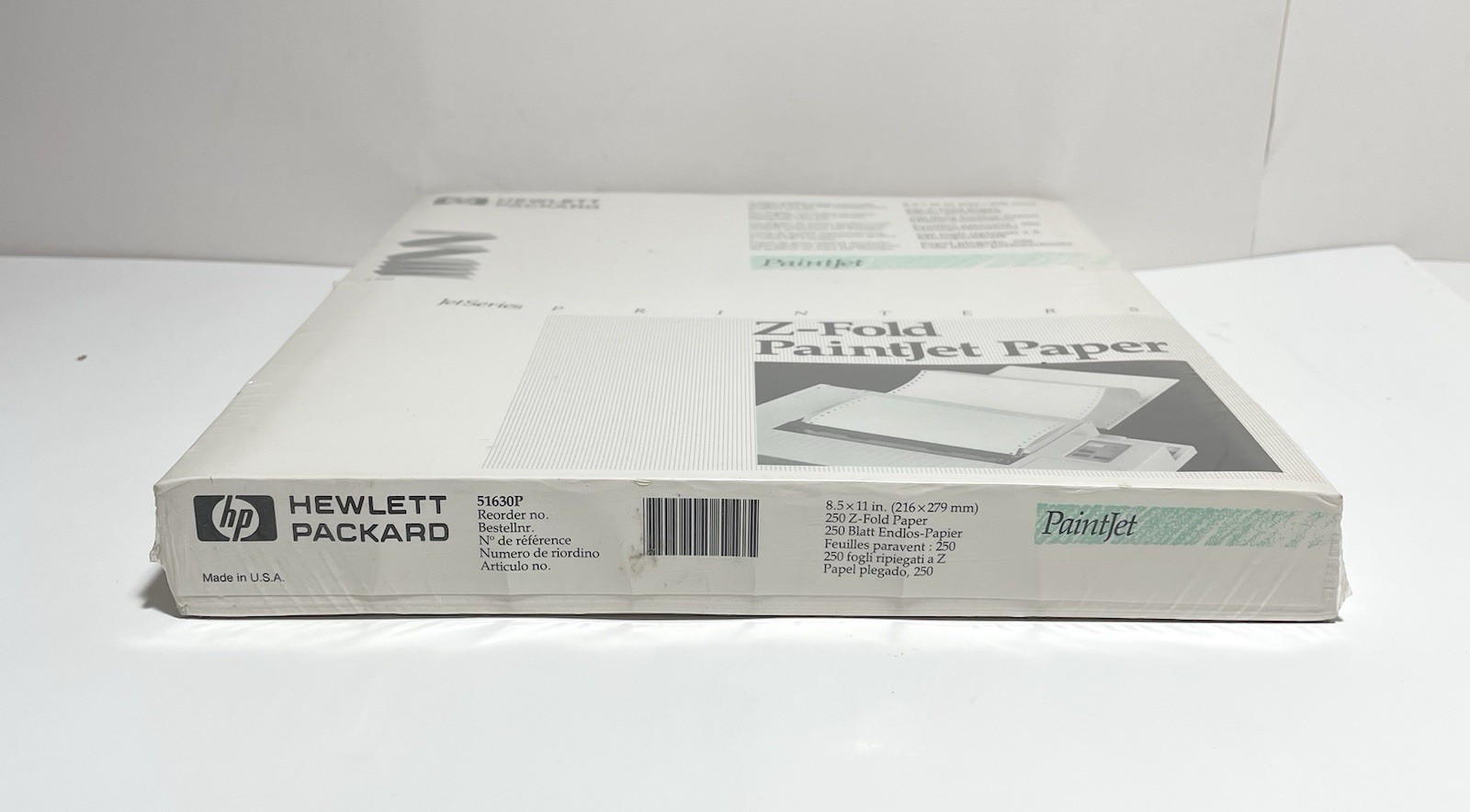 Vintage Sealed HP PaintJet 250 Z-Fold Paper 8.5″x11″ JetSeries Printers