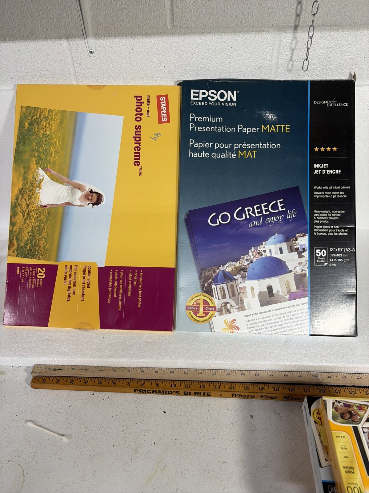 Epson 9ml A3+ 13×19 Premium Matte Paper 30 Sheets S041263 Open Box +20 Sheets Ne