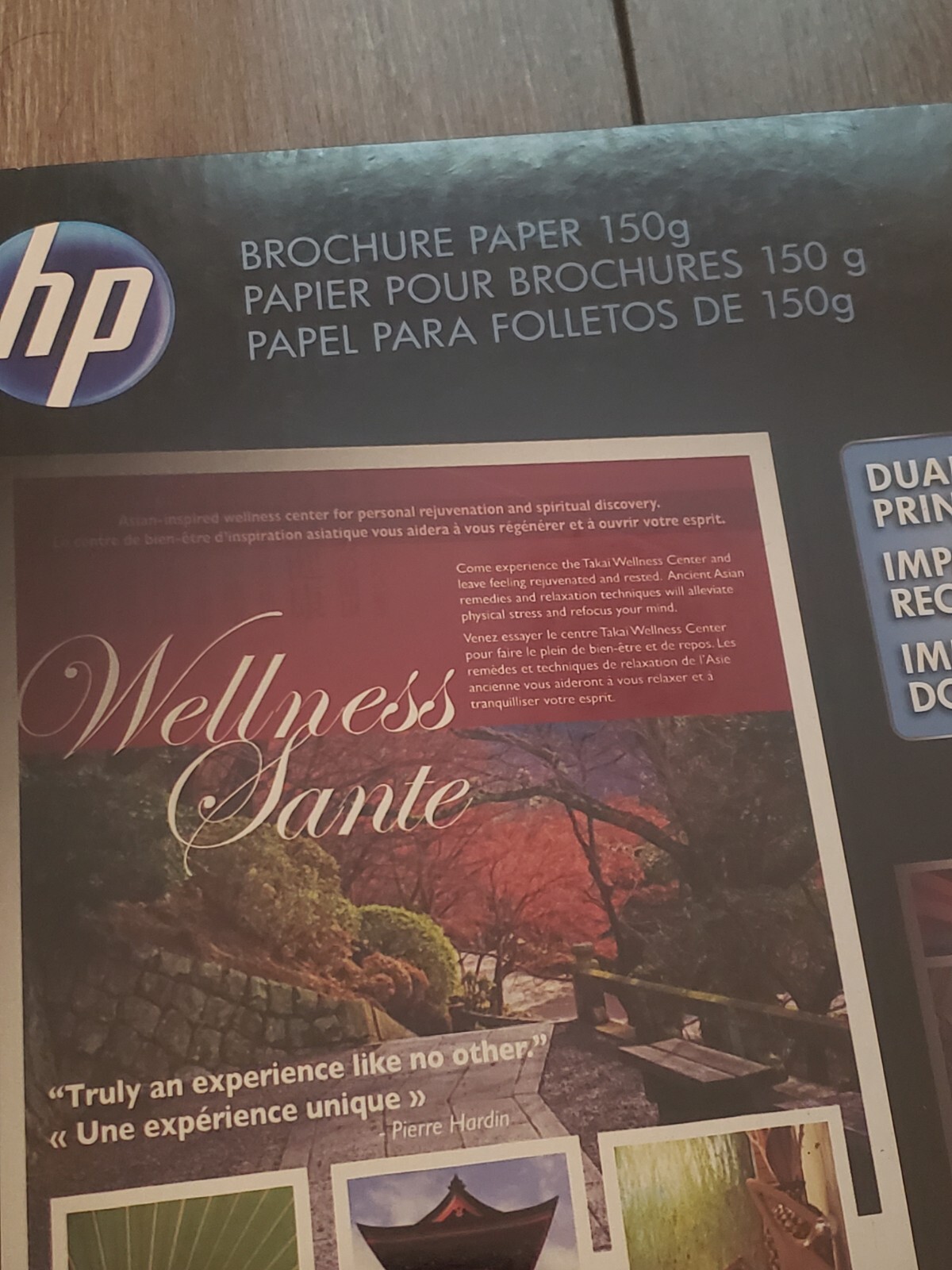 New! HP Color Laser Brochure Paper Q6543A 40lb/150G 150 Sheets/Pack Ships Free!