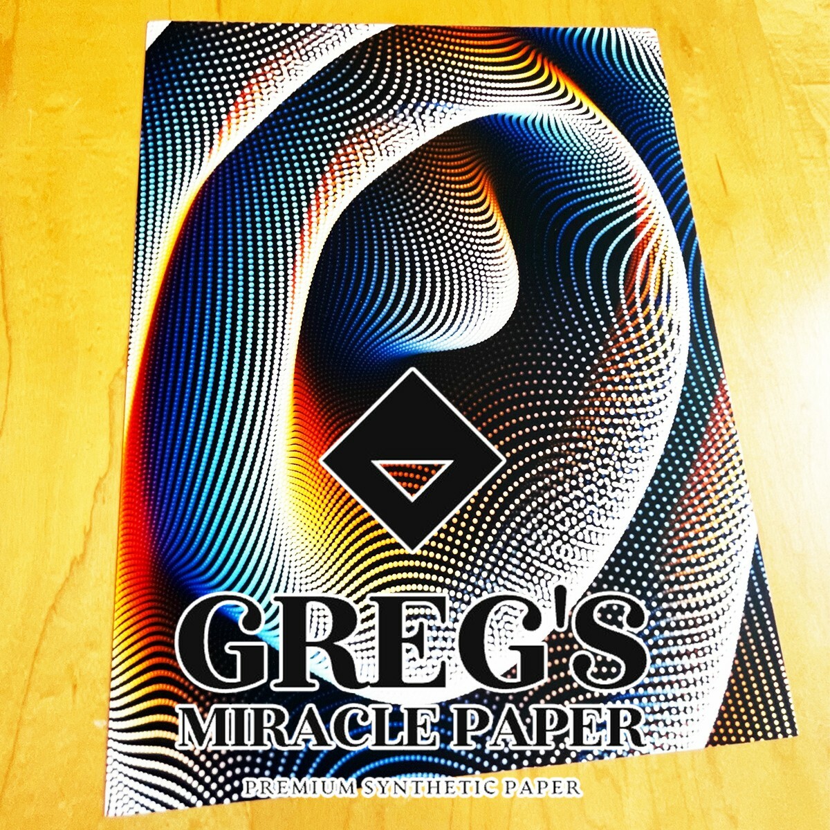 Greg’s Miracle Paper – 10 sheets of synthetic paper for inkjet printing 8.5×11