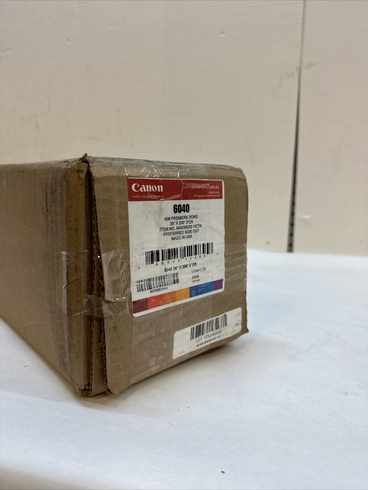Canon Oce 6040 40lb Uncoated Presentation Poster Inkjet Paper 36″x200′