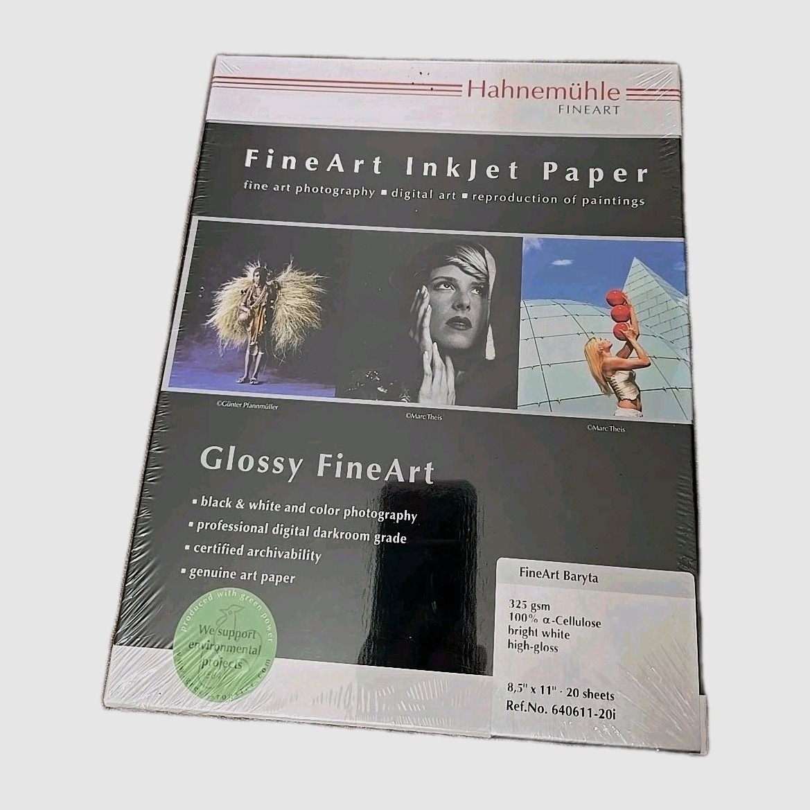 Hahnemuhle Fine Art Glossy Inkjet Paper 20 Sheets 8.5″×11″ 325g Photography,