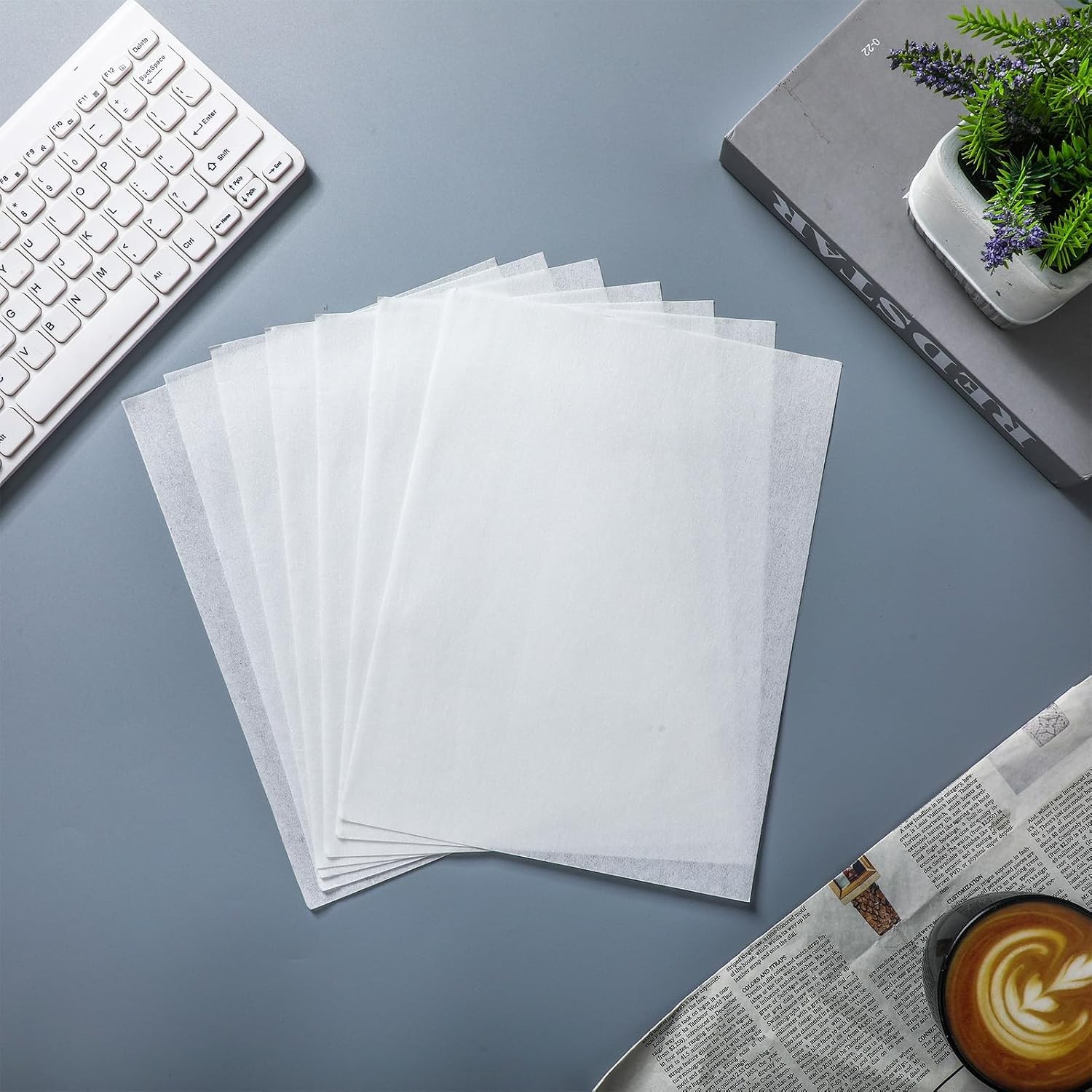 30 Pcs Printer Cleaning Sheet 8.5 X 11 Inch Scanner Cleaning Sheets Laser Printe
