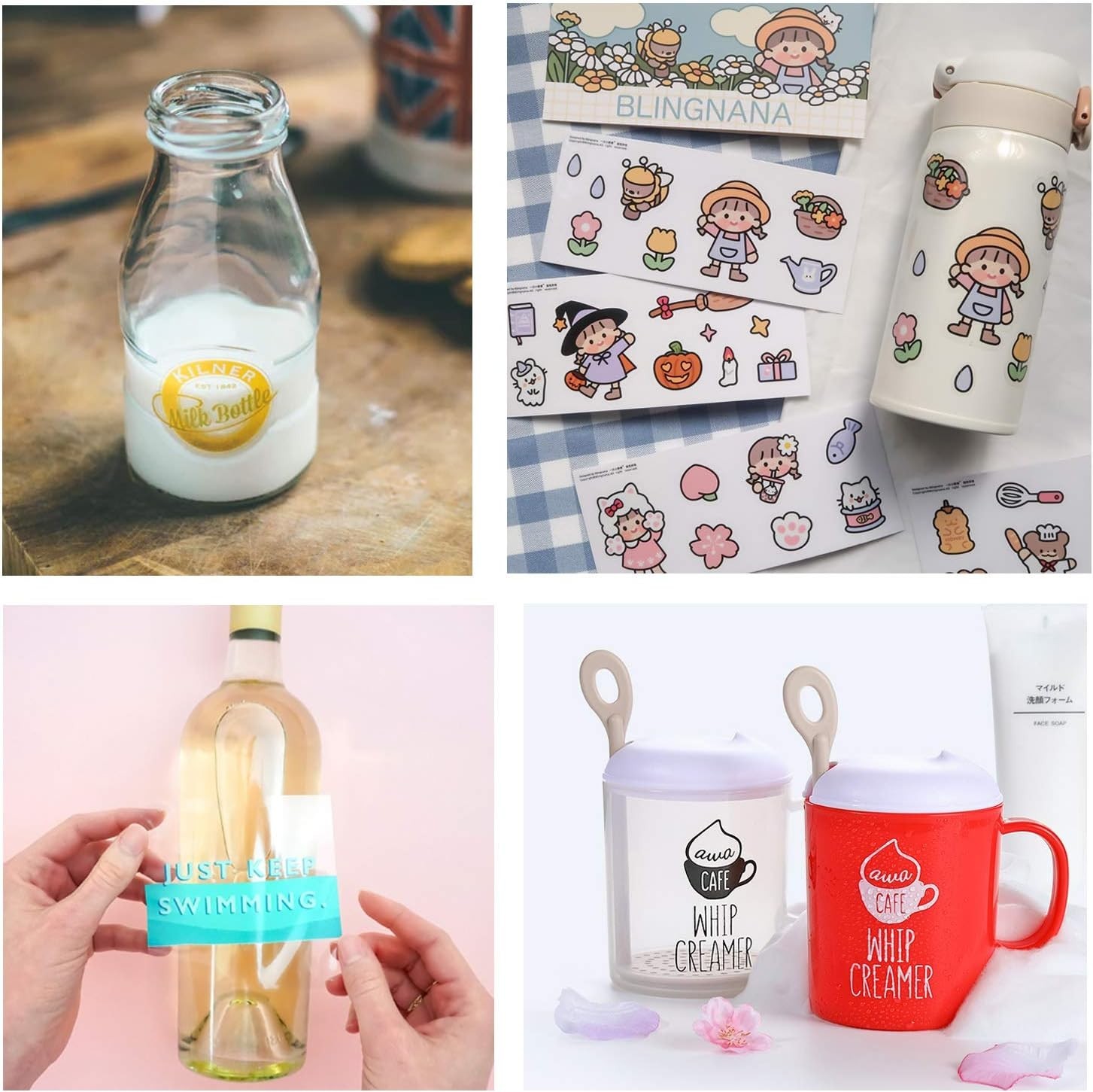 Clear Sticker Paper for Inkjet Printers – Waterproof Translucent Printable Vi…