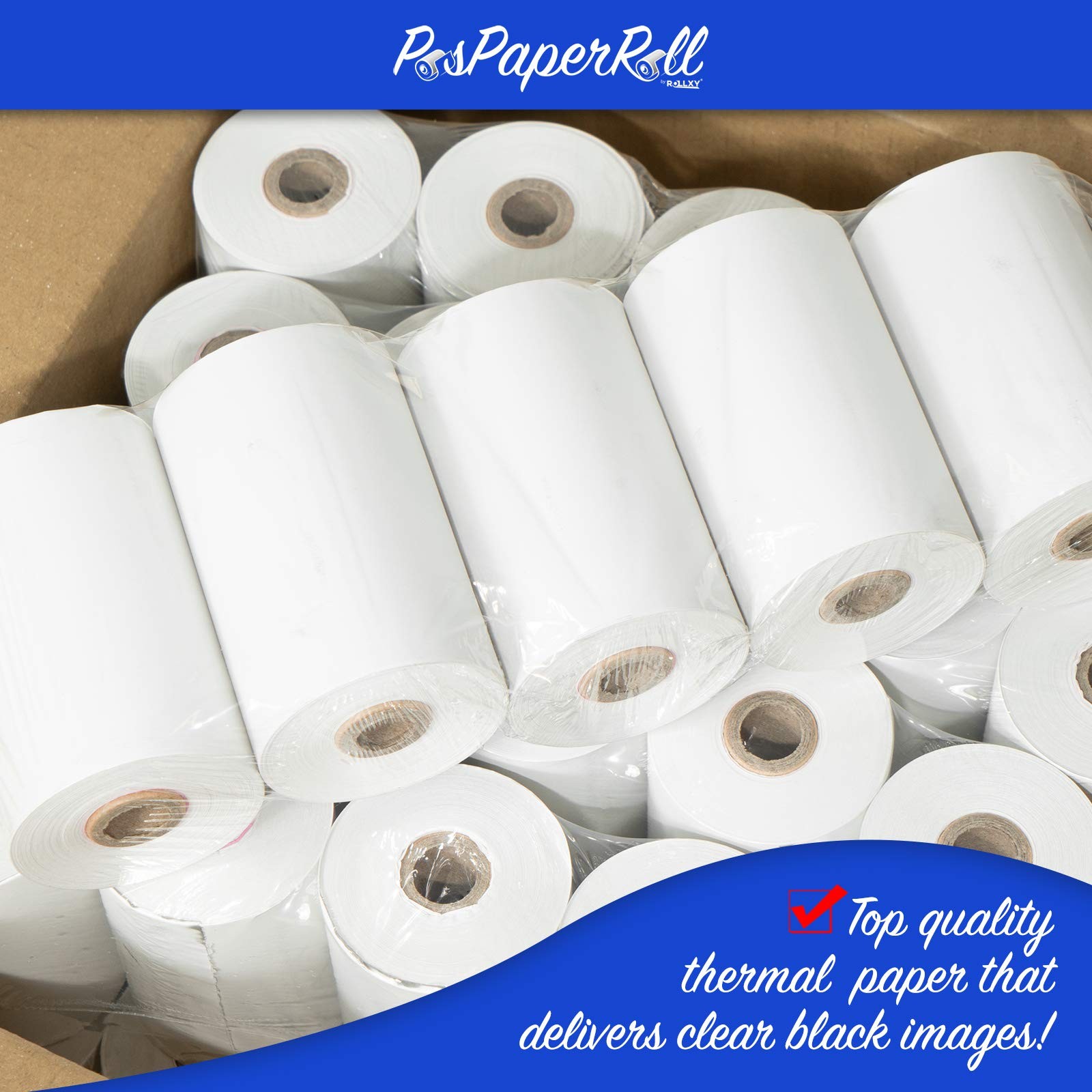 Star Micronics 37964050 Thermal Roll Paper (Pack of 50) white