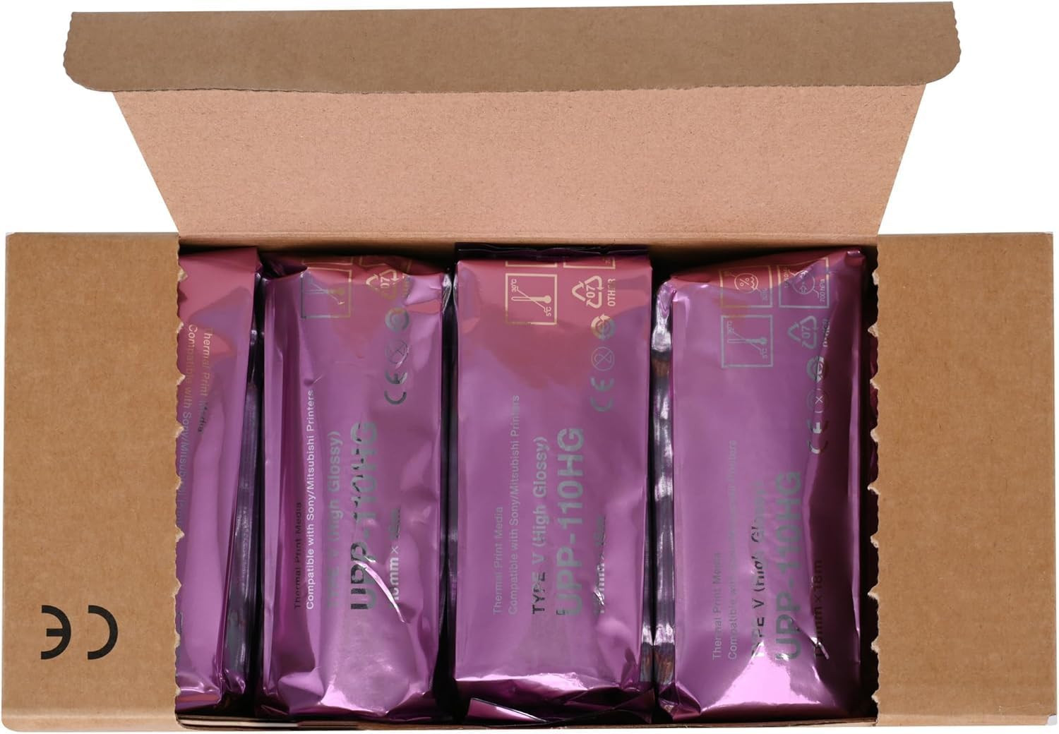 Ultrasound Film/Media UPP-110HG Compatible High Gloss Ultrasound Paper 10 Rolls