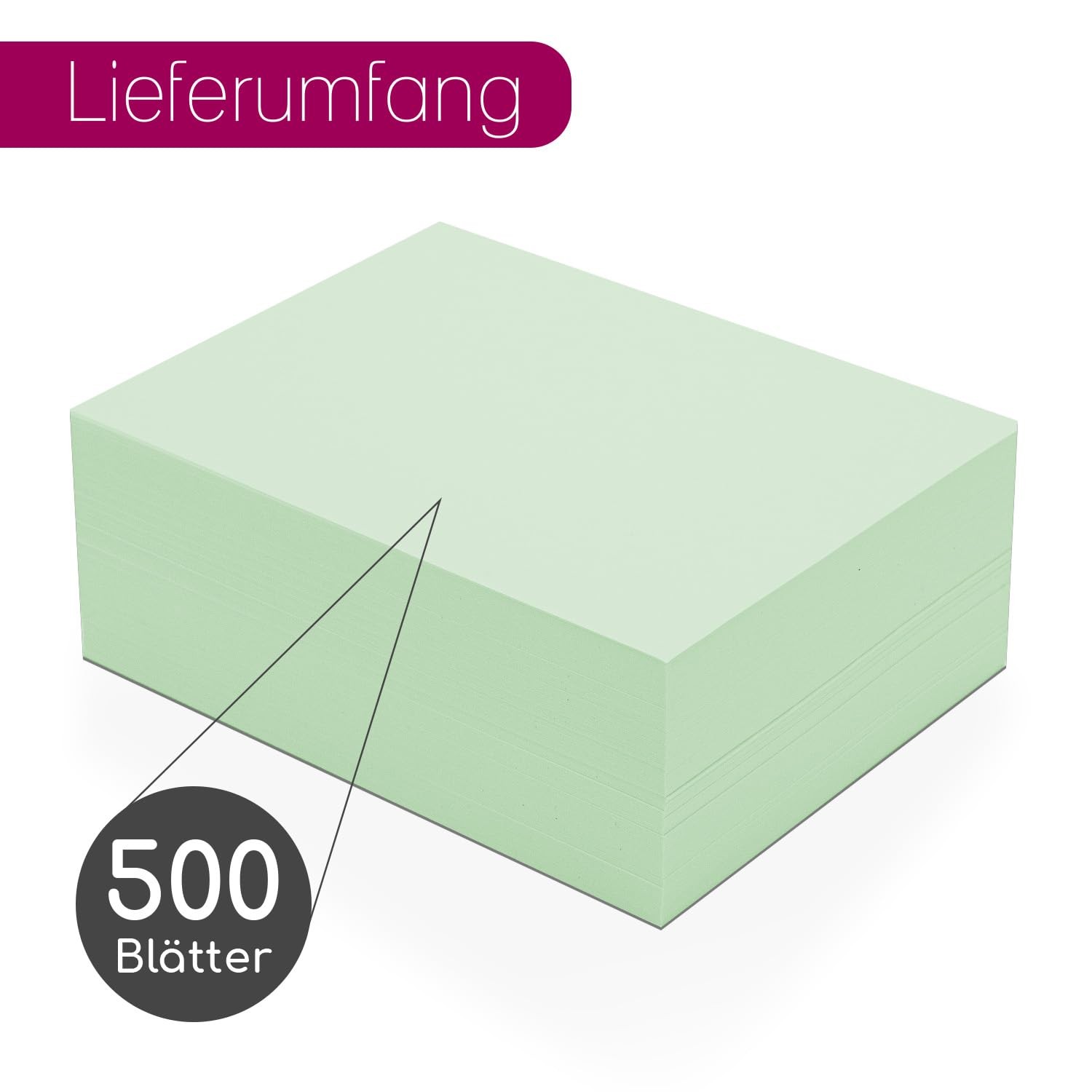 500 Sheets A6 Paper Green 80gsm I Blank Copy Paper Printer Paper Univ…