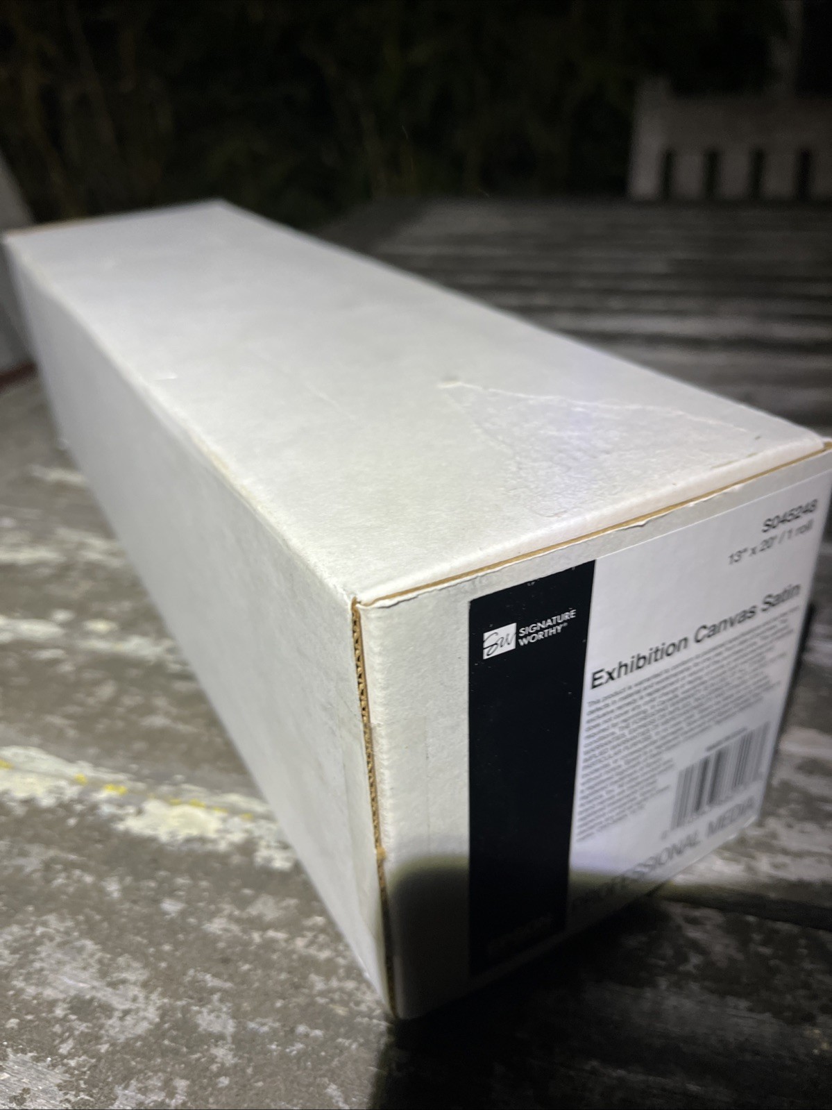 Epson Exhibition Canvas Satin S045248 13″ x 20′ Roll Archival Inkjet Paper Roll