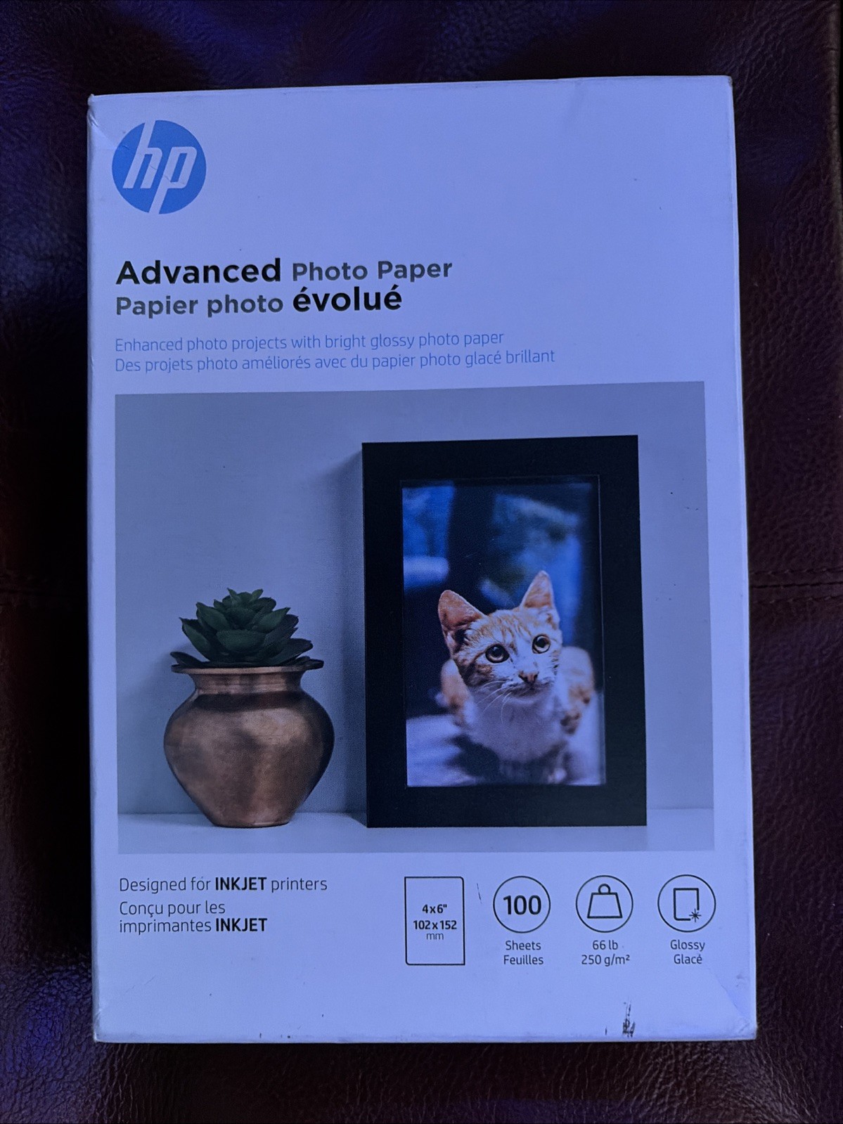Hewlett Packard Q6638A 4 x 6 inch Glossy Printer Paper – 100 Sheets