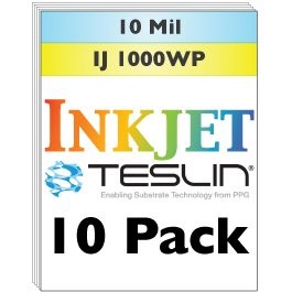 Inkjet Teslin Synthetic Paper 10 Sheets