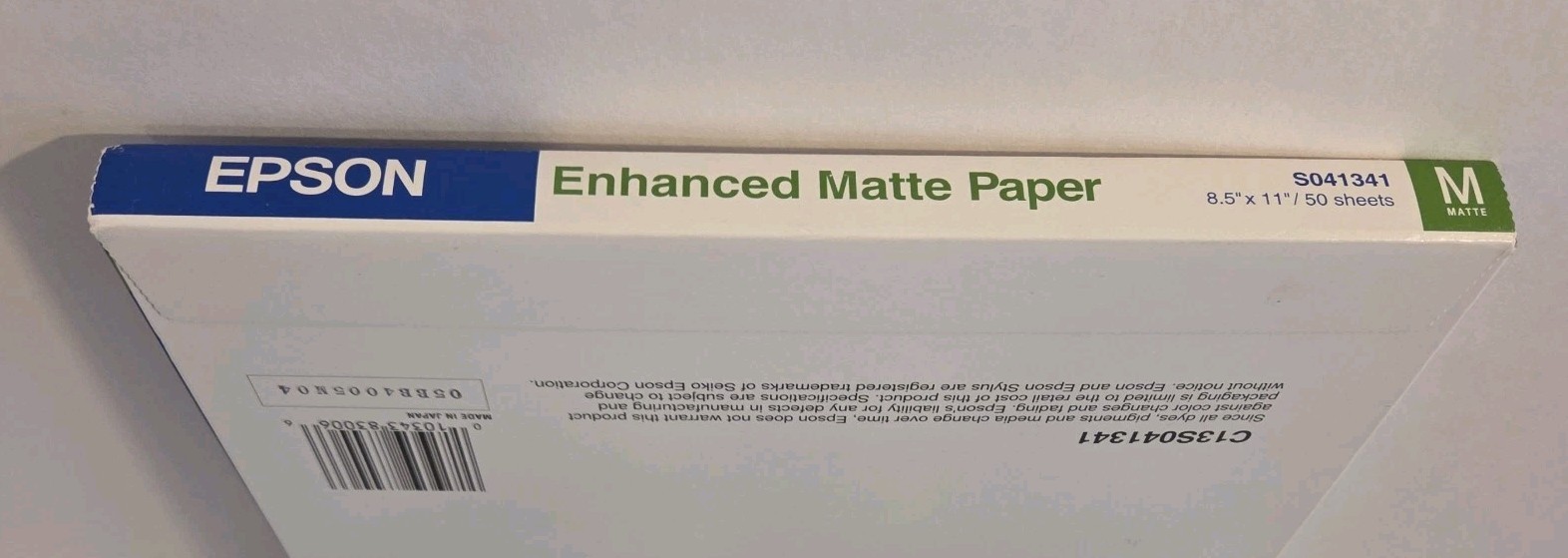 EPSON C13S041341 Enhanced Matte Paper (Archival Matte Paper) Professional 8.5×11