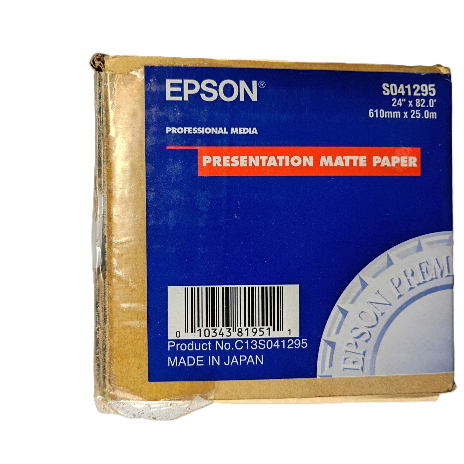 Epson Presentation Matte 24″ x 82′ Paper S041295 Roll C13S041295 Sealed/Genuine