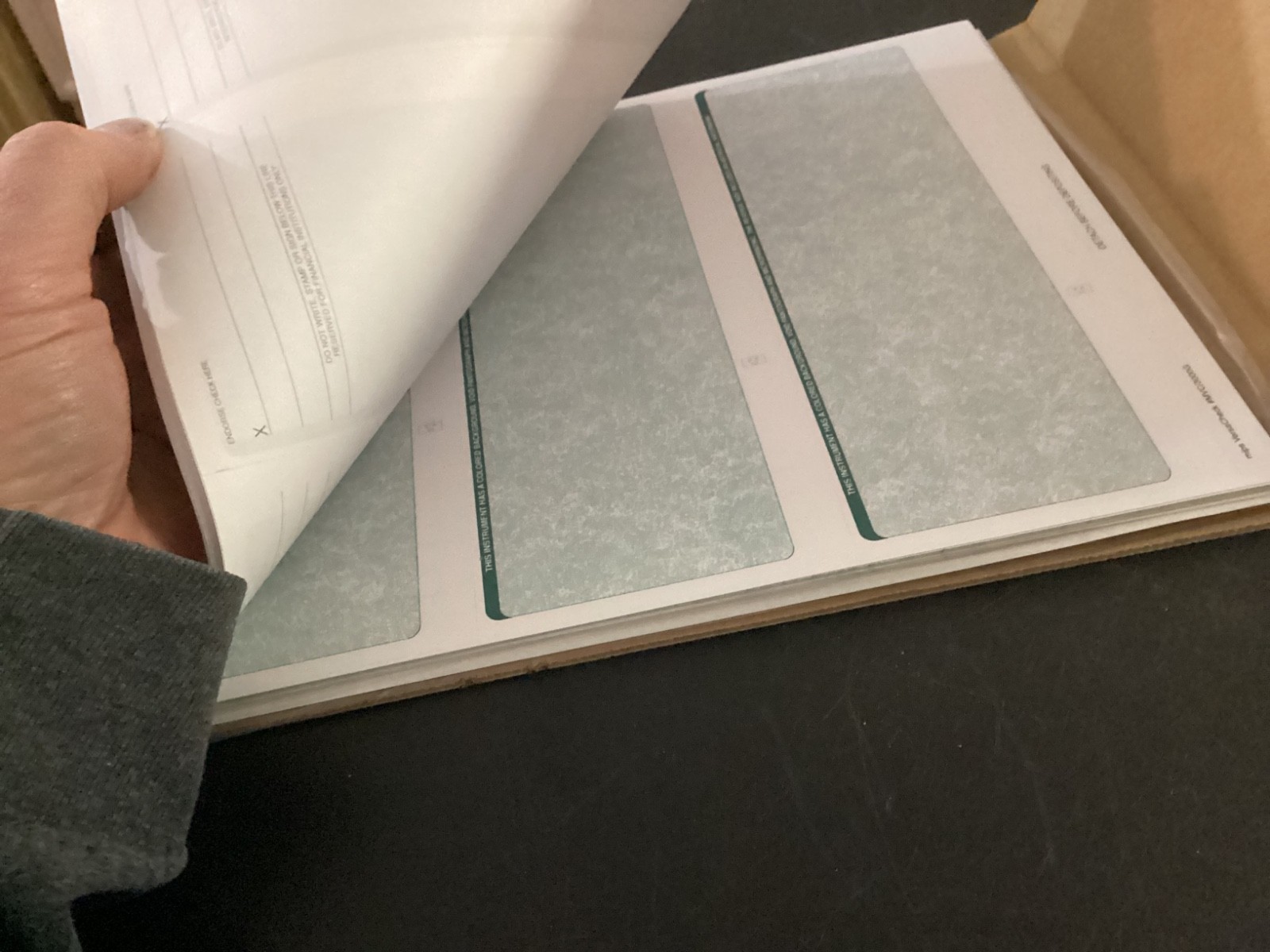 New Pack of Perfect Print Granite Colors Paper, white, blue,rose,natural,gray