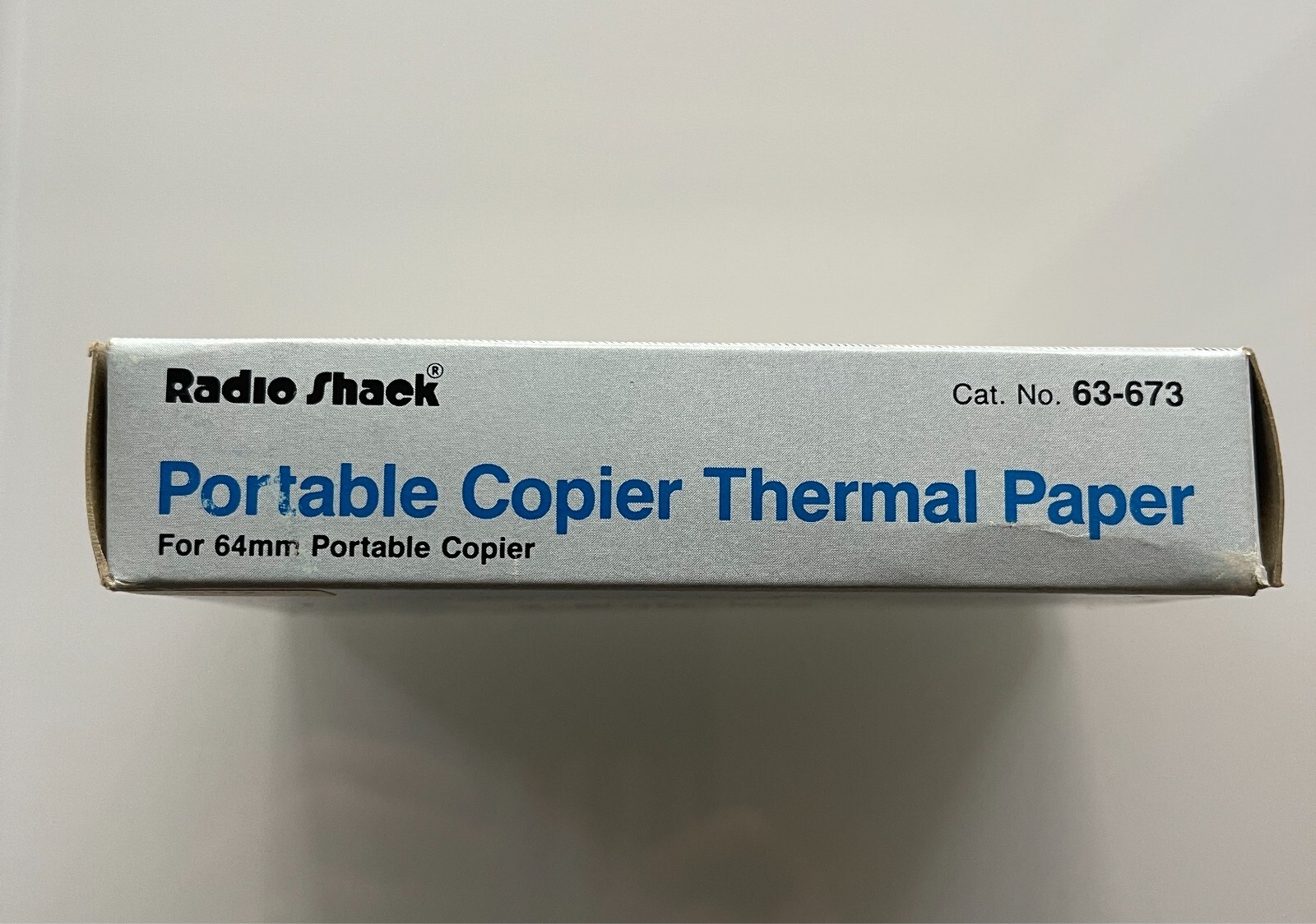 Vtg. Radio Shack Portable Copier Thermal Paper #63-673 for 64mm Portable Copier