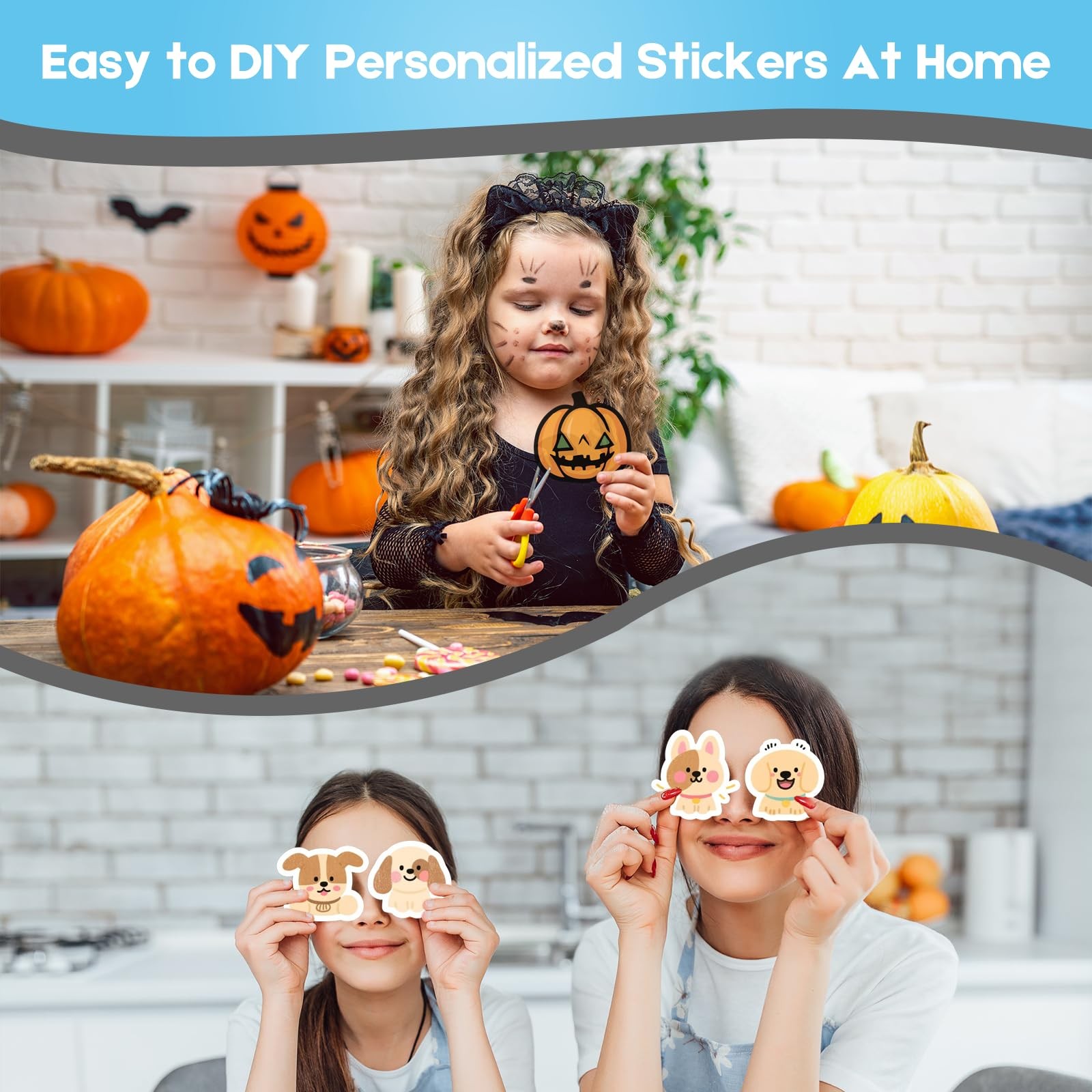 Printable Clear Vinyl Sticker Paper for Inkjet Printers – A4 Size 2…