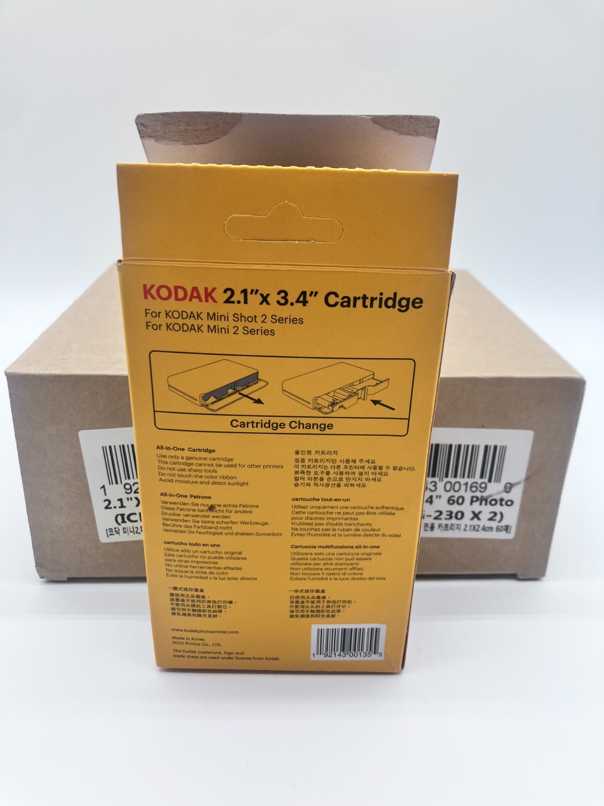 Kodak Instant Print 2.1 X 3.4 Cartridge 30 Sheet Ribbon Paper ICRG-230 5 Boxes