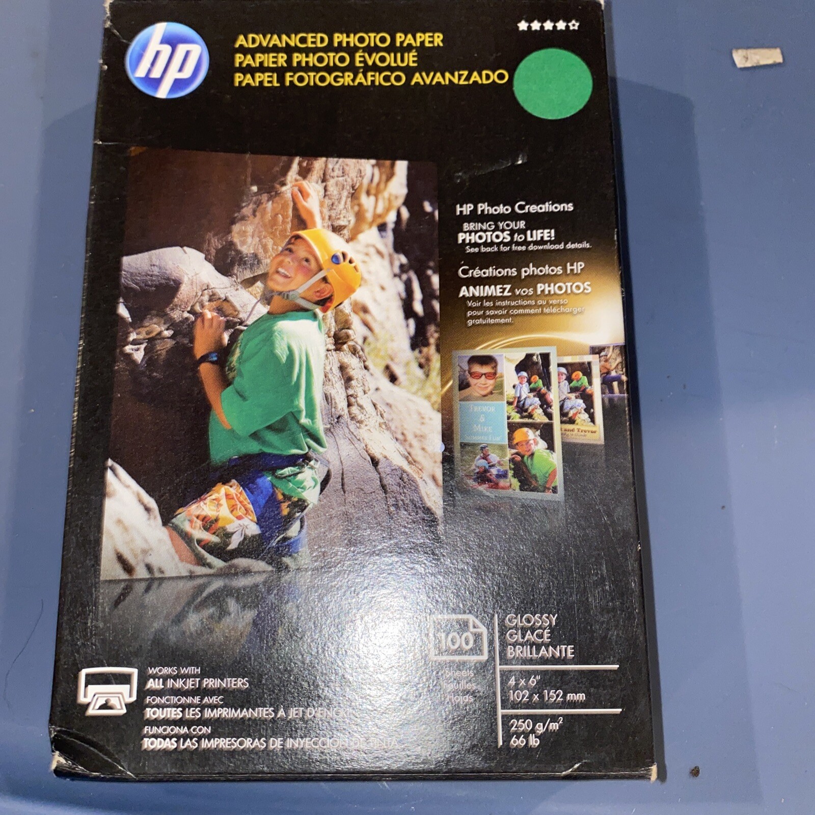 Hewlett Packard Q6638A 4 x 6 inch Glossy Printer Paper – 100 Sheets