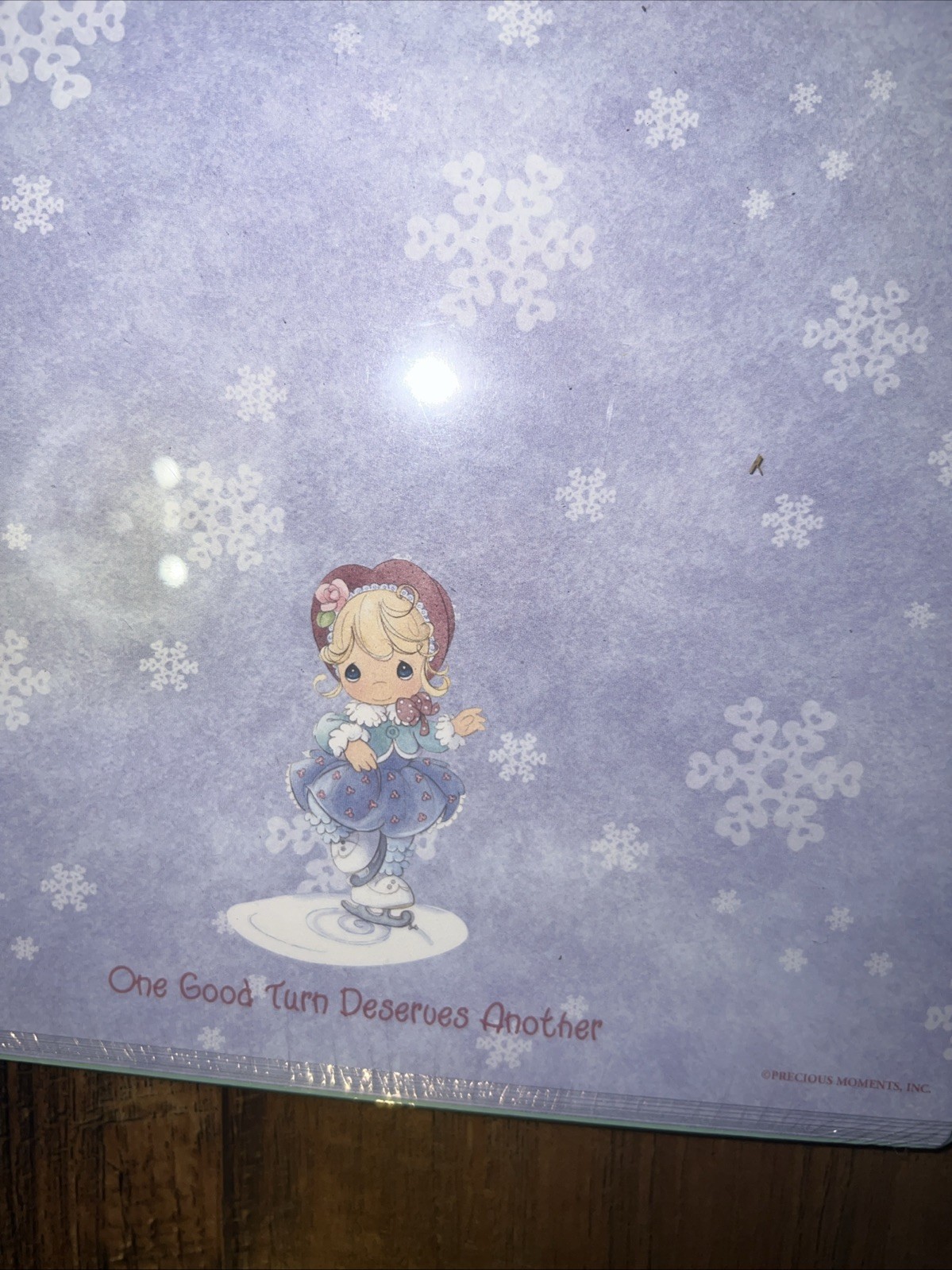 New Holiday Precious Momnts 25 sheets 8 1/2″ x 11″ Christmas Letters Family Snow
