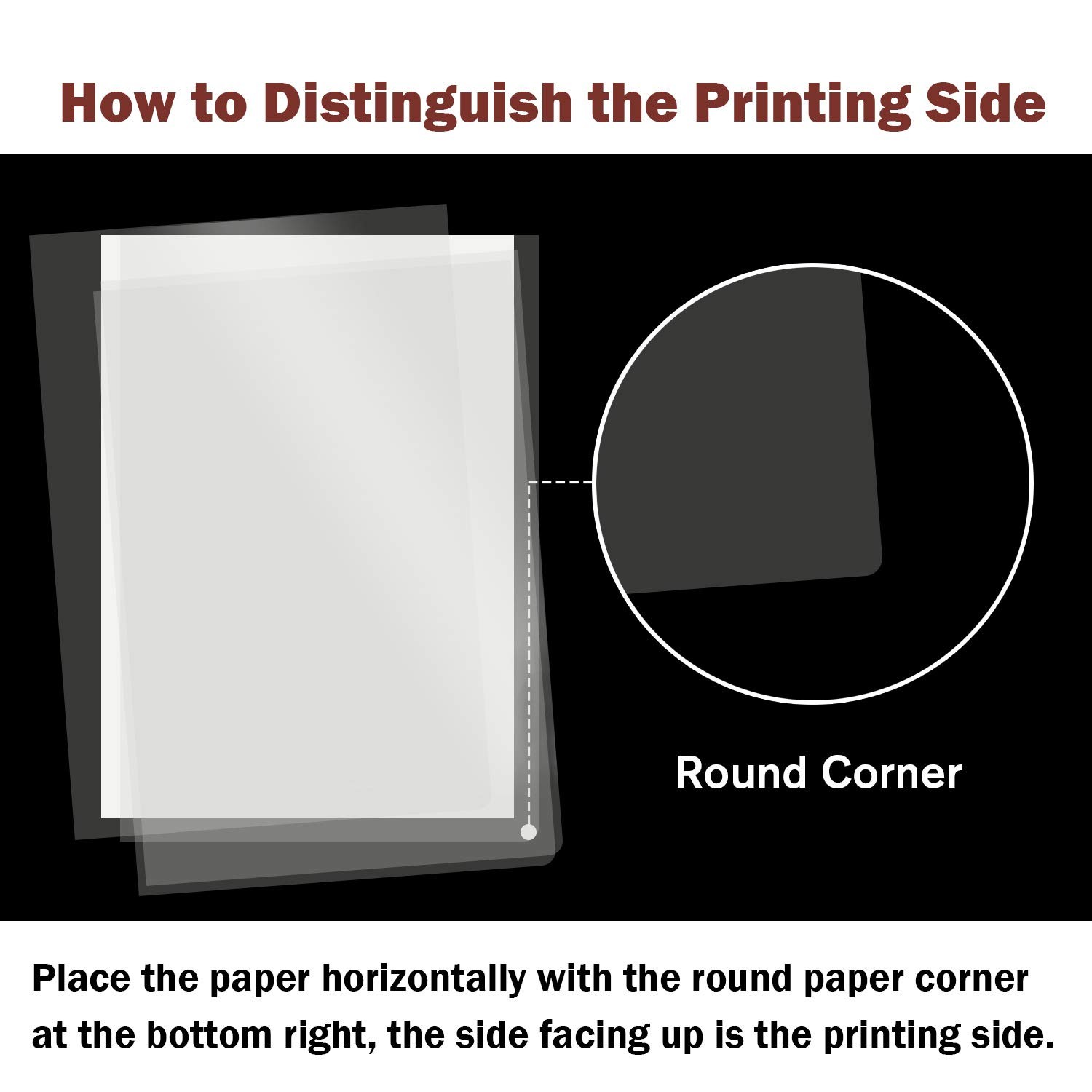Transparency Film for Inkjet/Laser Jet Printers – 8.5 x 11 Inch 20 Sheets Pri…