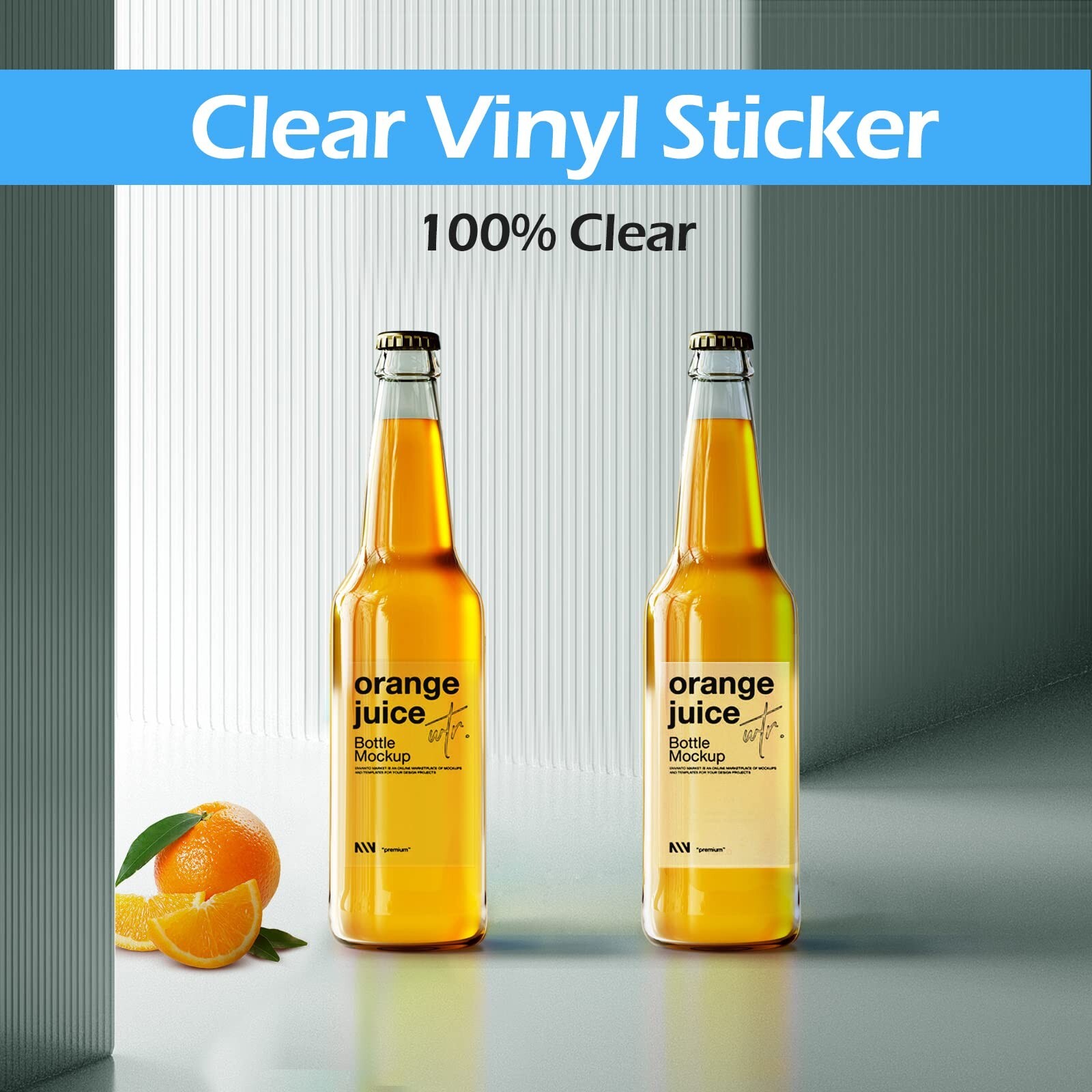 Uinkit Printable Clear Sticker Waterproof Transparency Vinyl Sticker Only For…