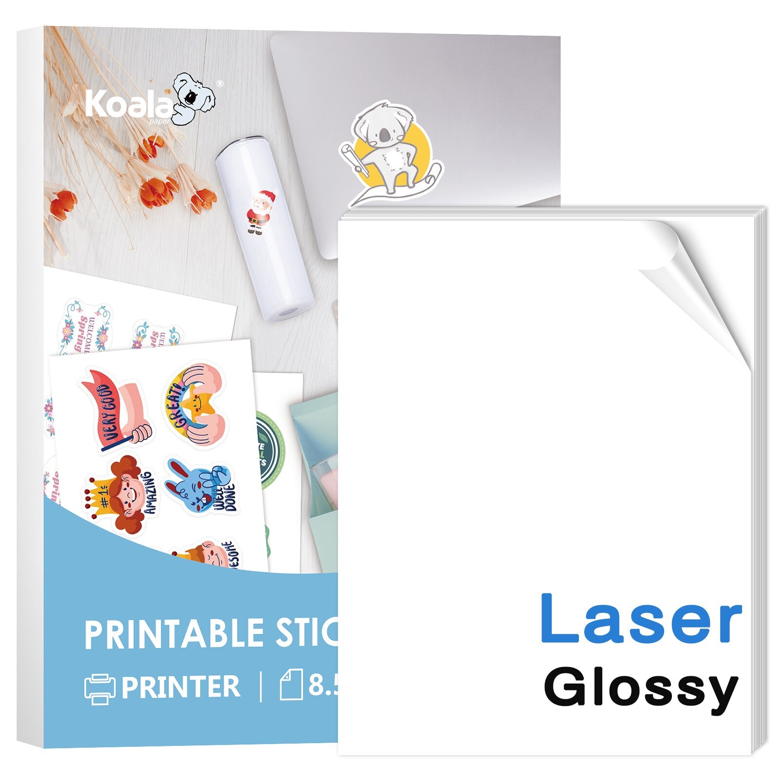 Lot Koala Double-sided Printable Full Sheet Shipping Labels 8.5×11 for Laser