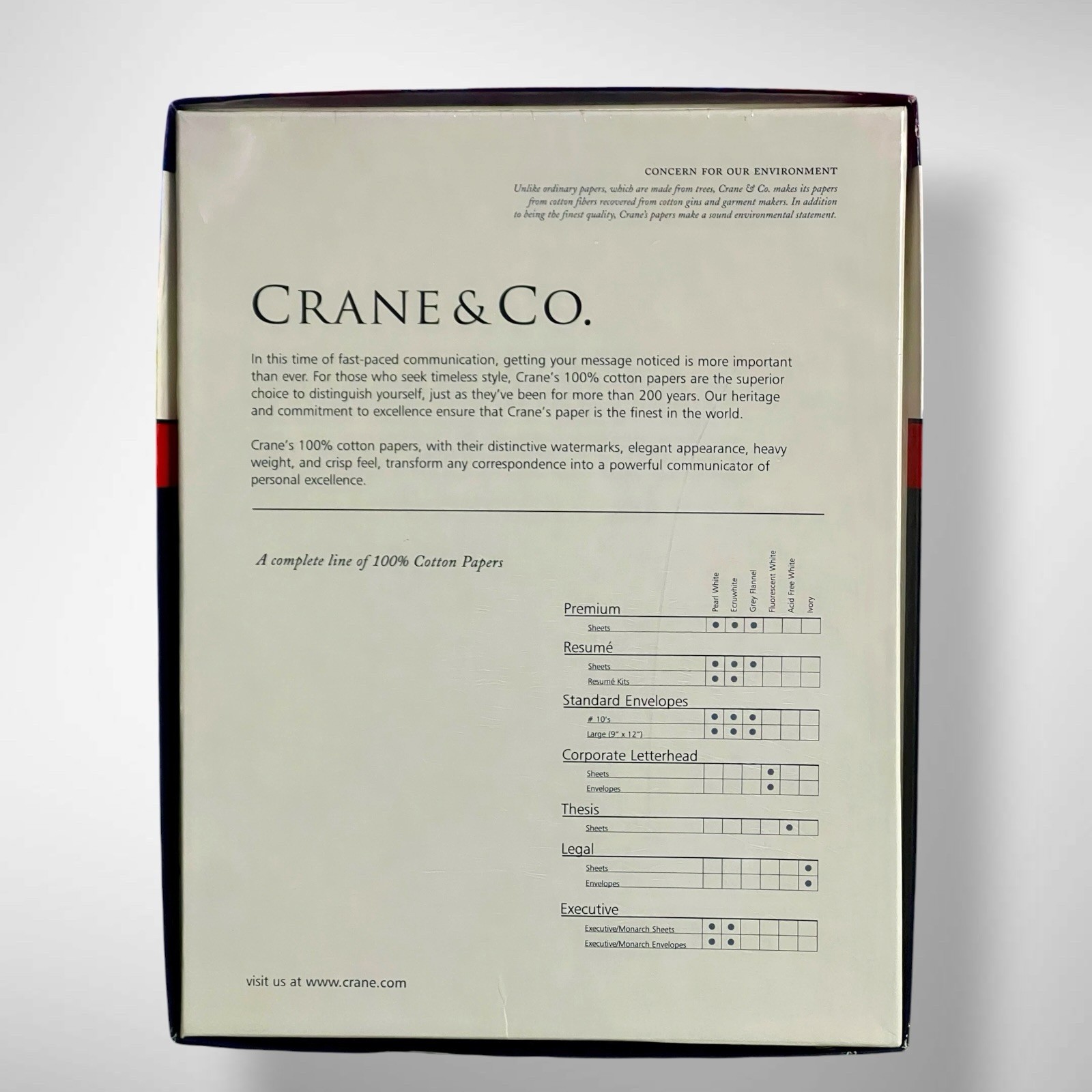 Crane & Co. Cranes Premium Weight Ecruwhite 8.5 X 11 Sheets (PS8116), 50 sheets