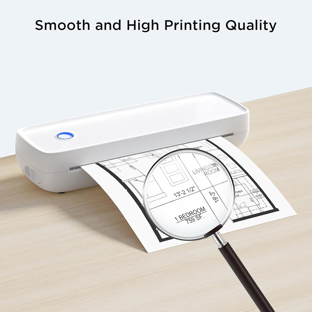 100-1000 Sheet Thermal Printer Paper Folded 8.5×11″ US Letter Size for M08F M832