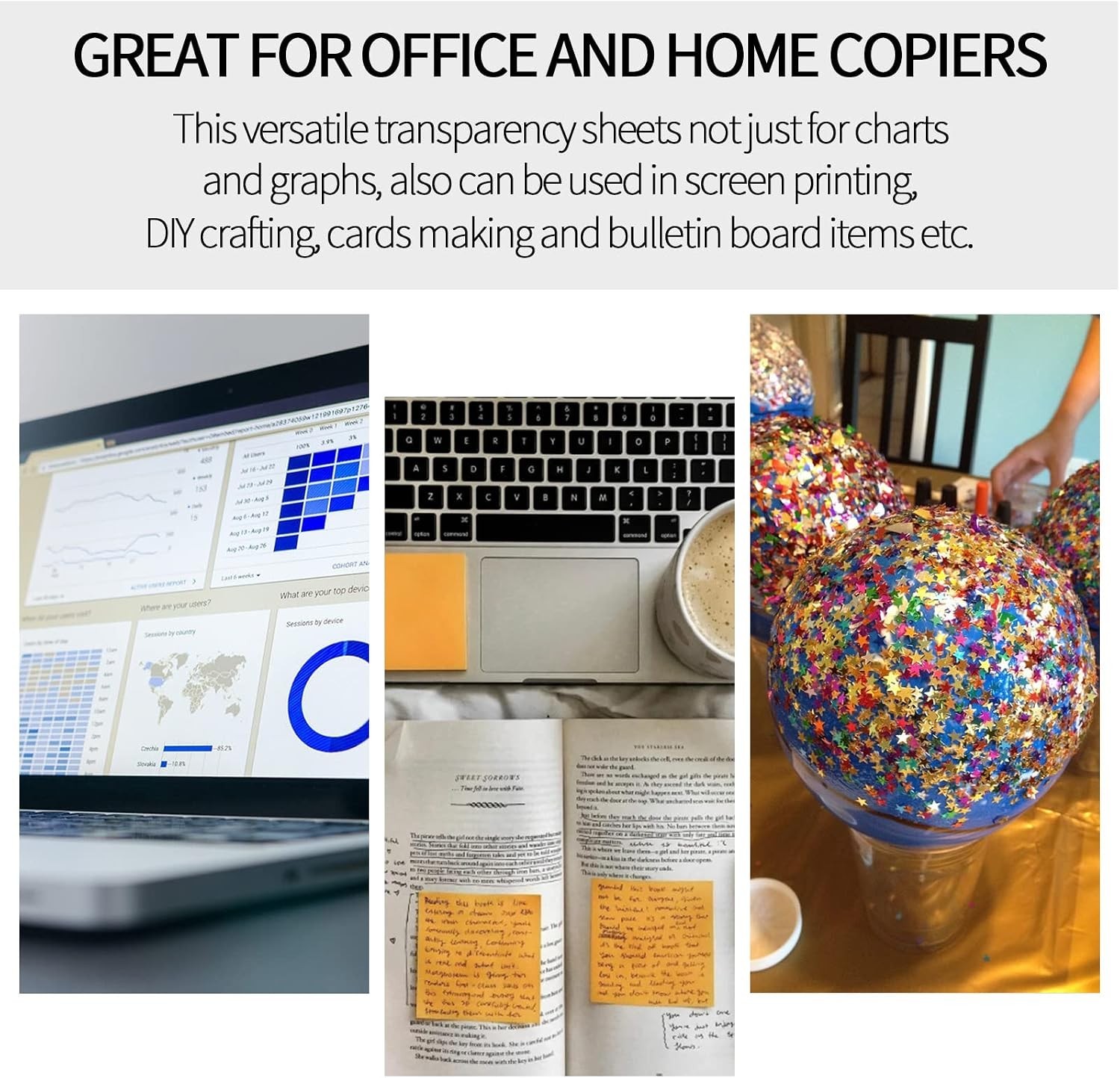 30 Sheets Transparency Film Paper 8.5×11 Inch for Ink Jet Printer Silk Screen