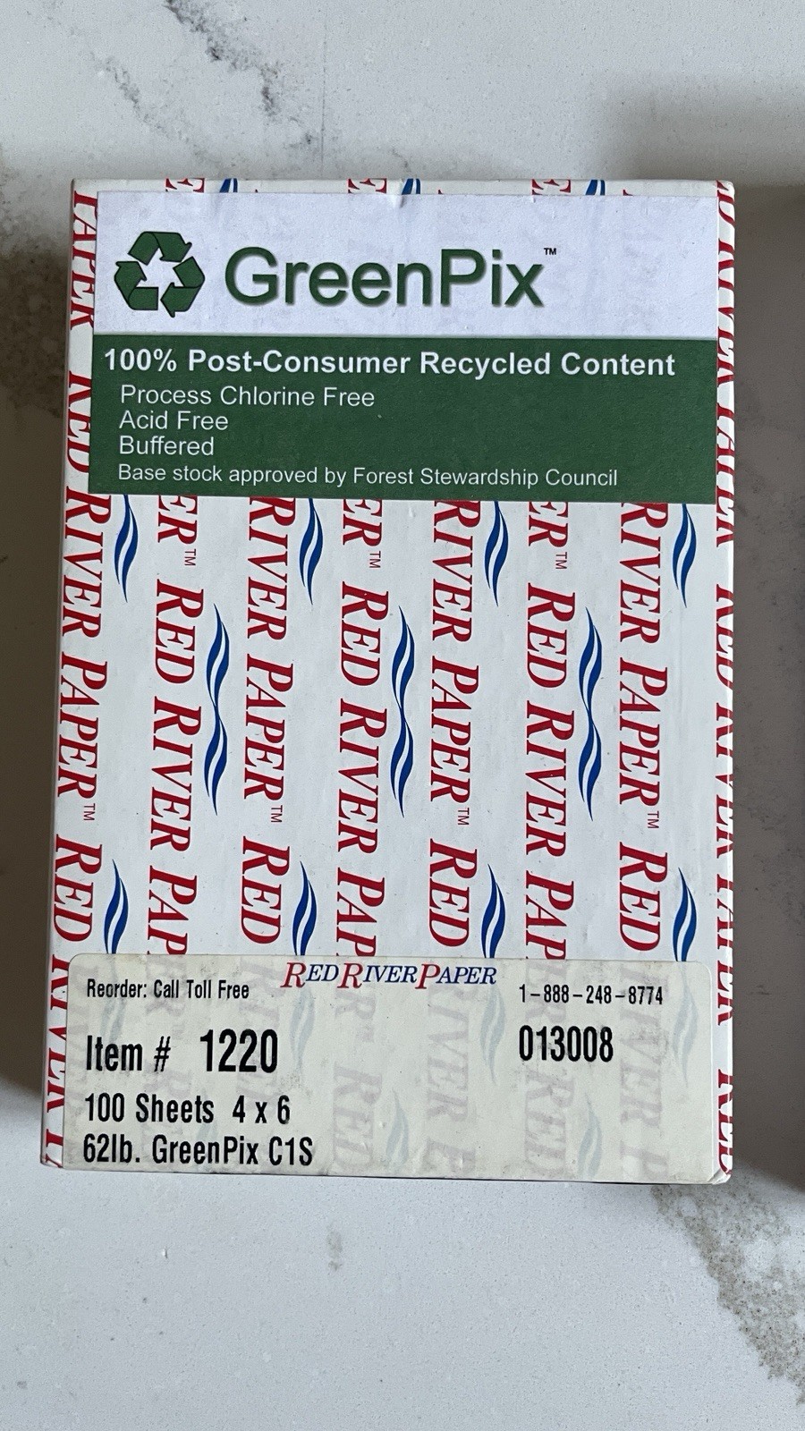 Red River Paper Lot 4×6 & 5×7 – Palo Duro Smooth, Paper Canvas, Greenpix