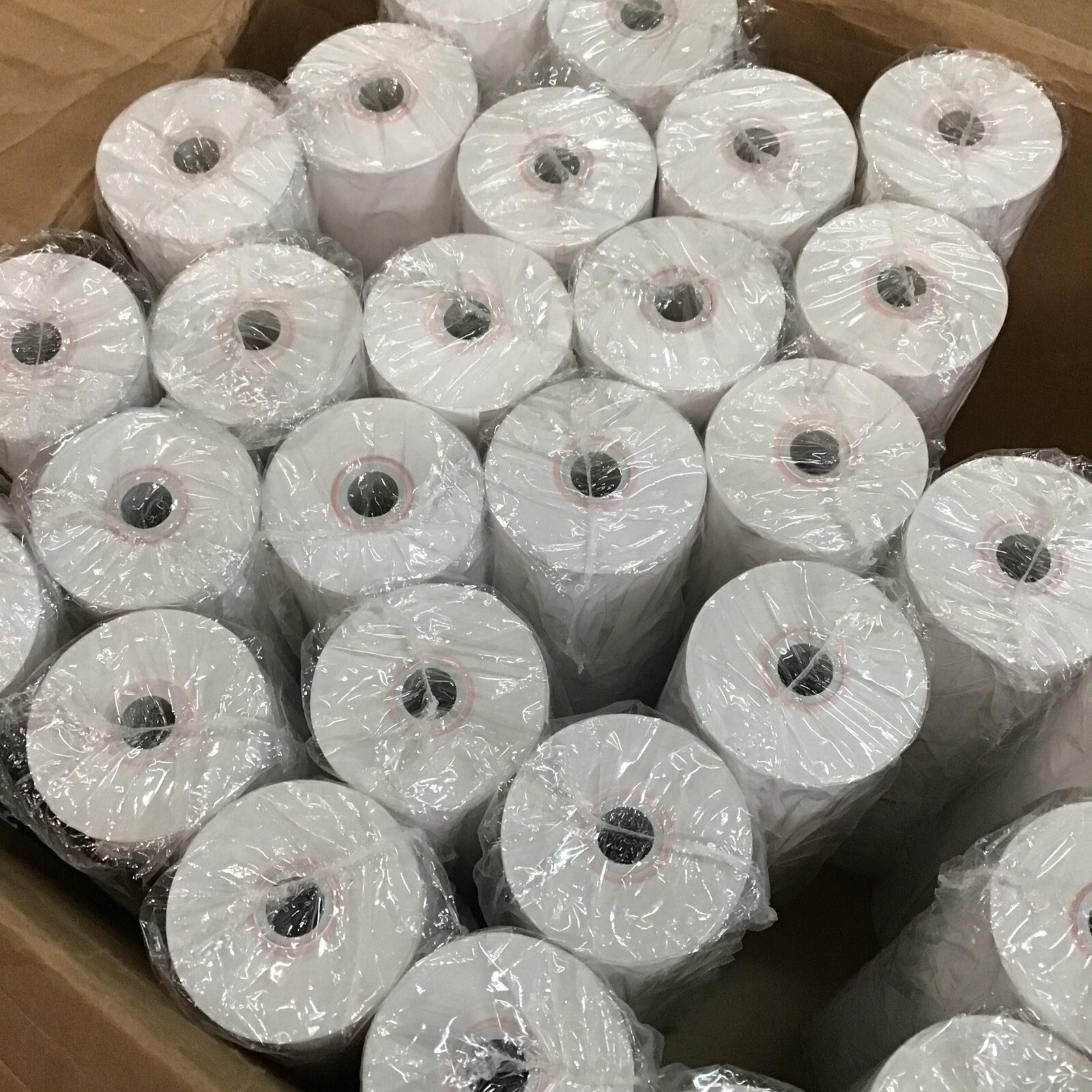 Lot Of 6 Brother Standard Roll Paper W/red Stripe / LB3660